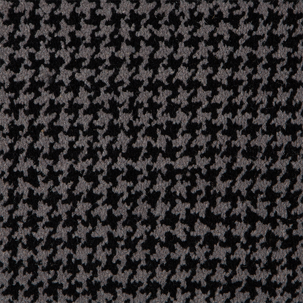 Moda Pattern Wool Carpet - Siena Black