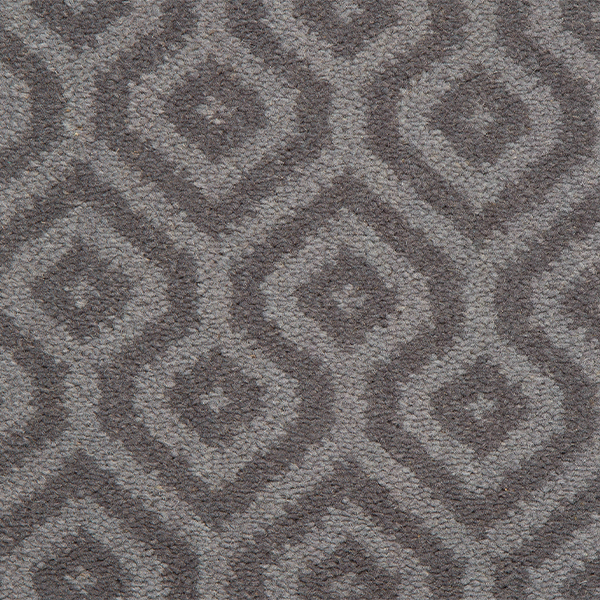 Moda Pattern Wool Carpet - Verona Charcoal