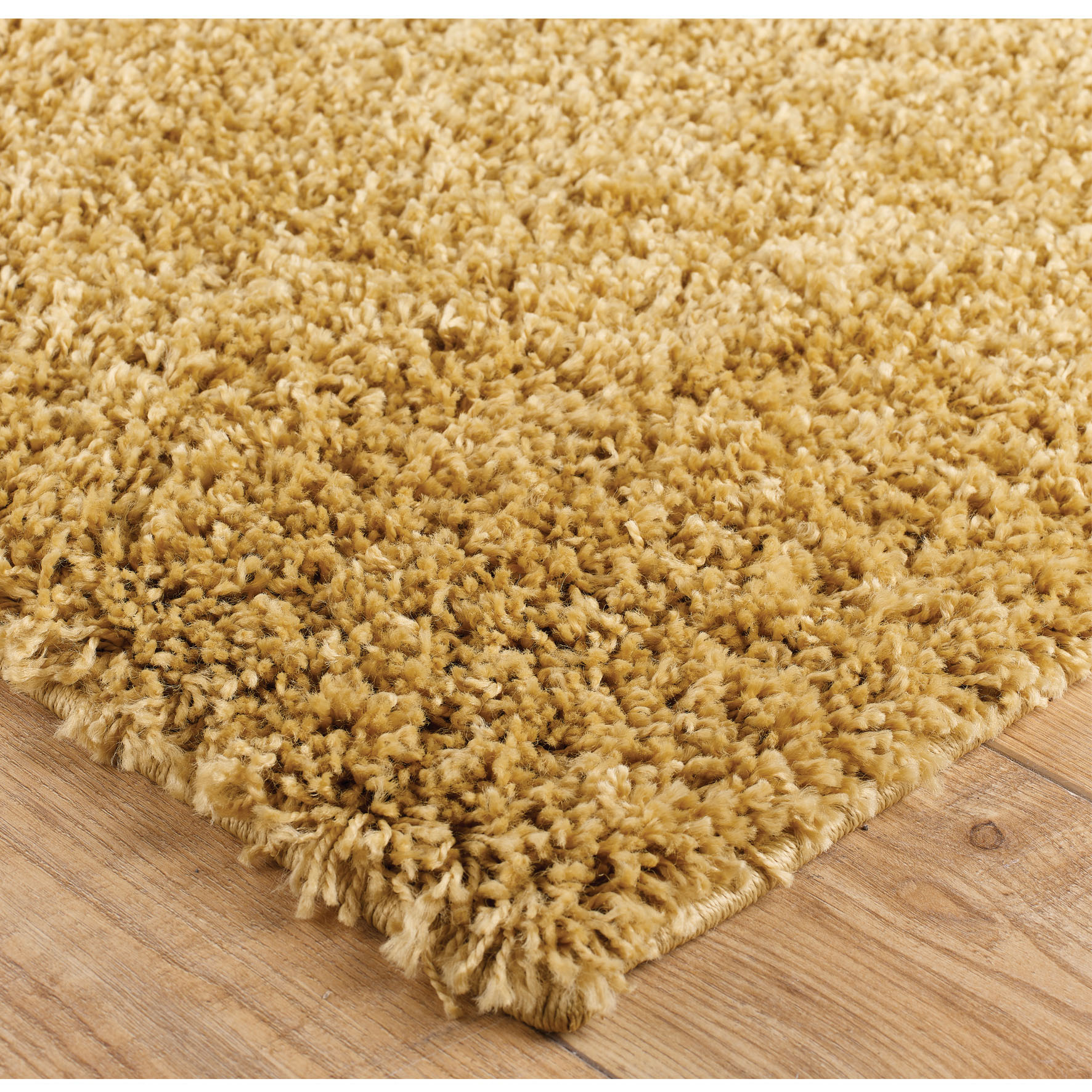 Isla Shaggy Rug - Gold