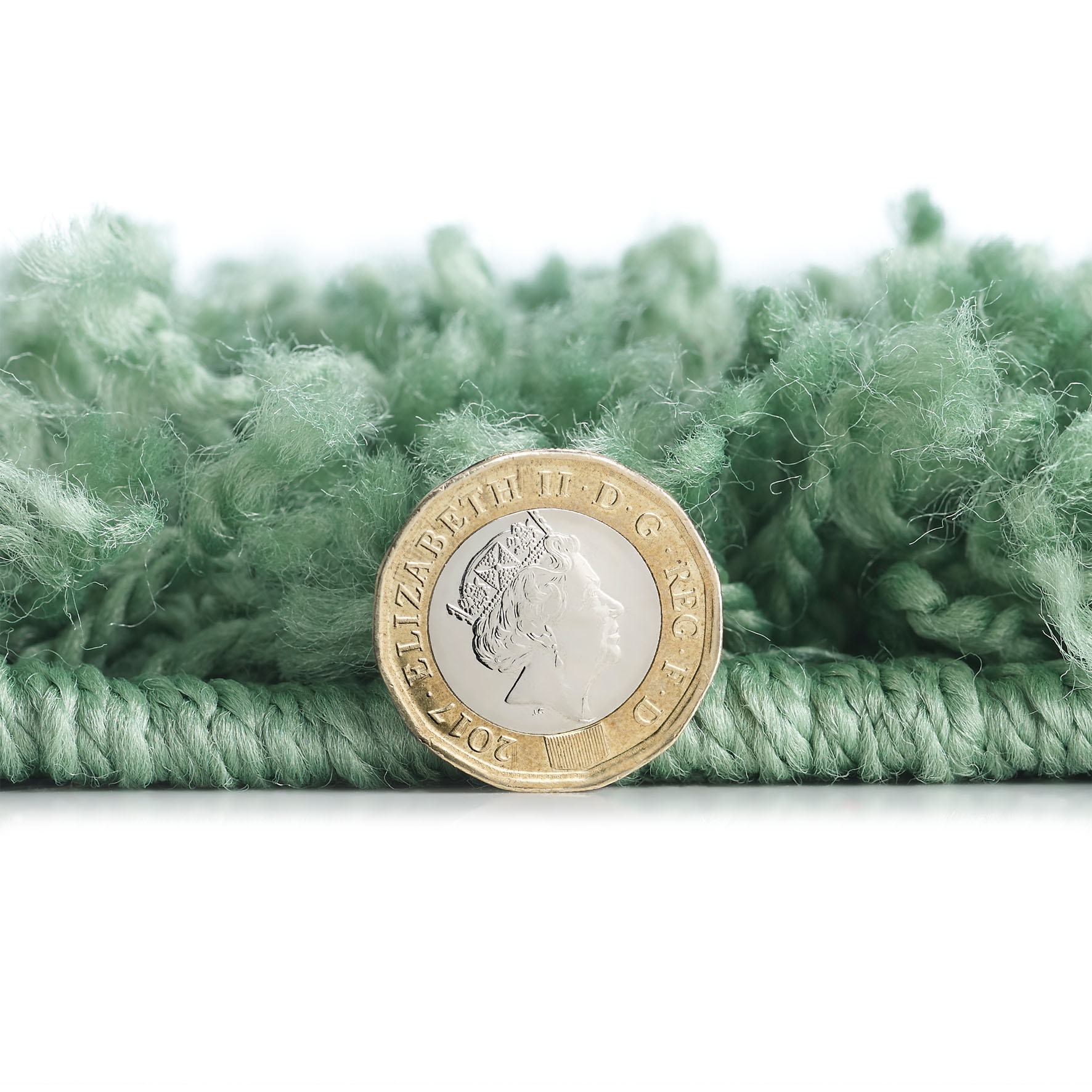 Isla Shaggy Rug - Sage Green