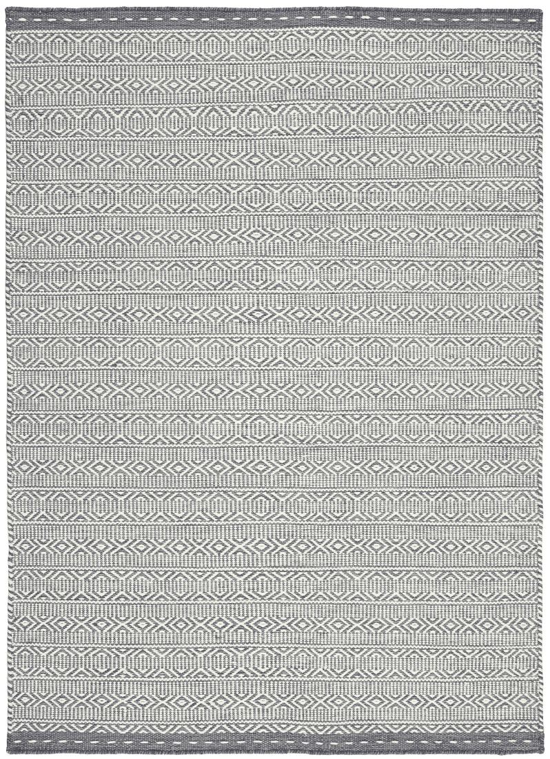 Knox Reversible Wool Rug - Grey Knox Reversible Wool Rug - Grey