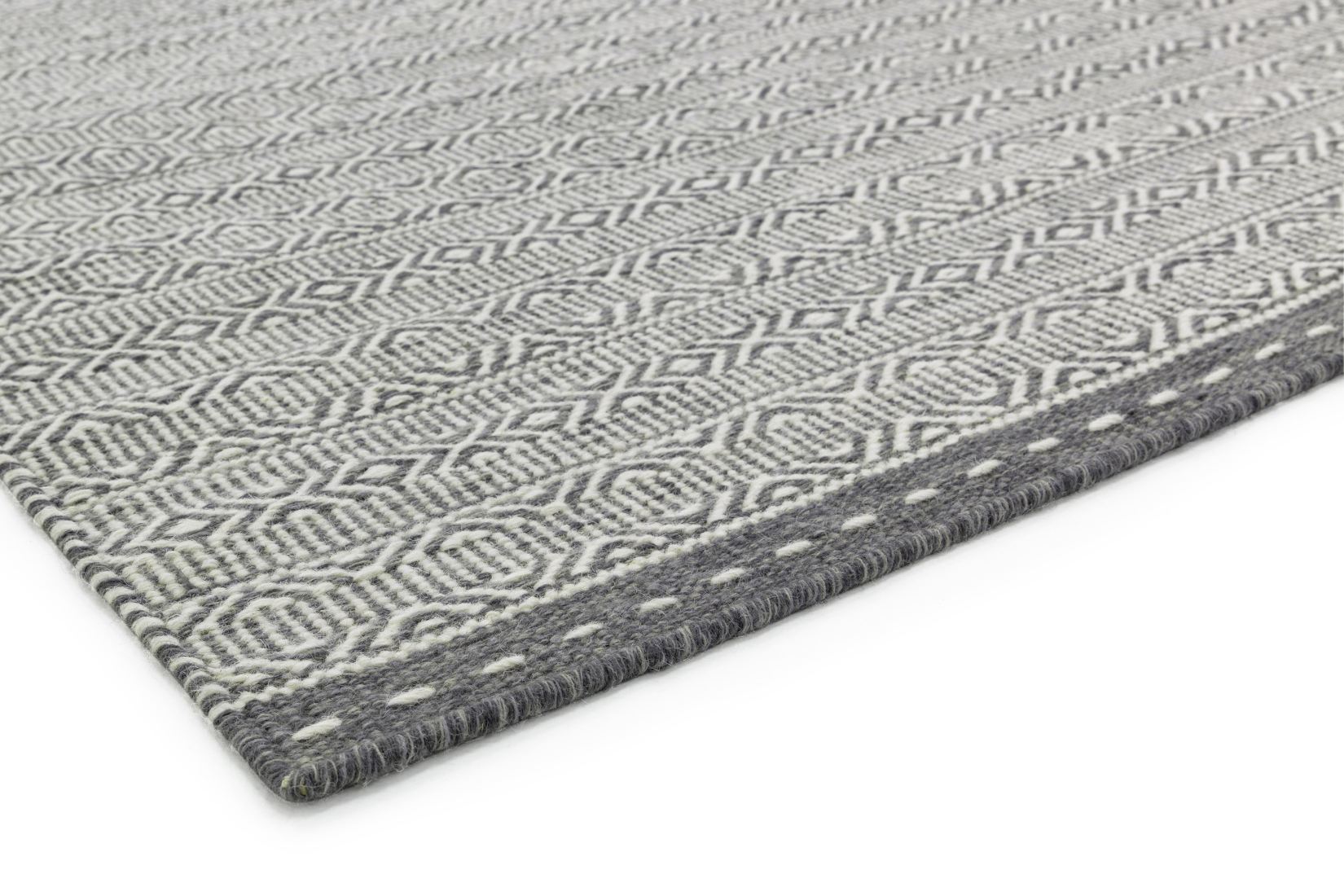 Knox Reversible Wool Rug - Grey Knox Reversible Wool Rug - Grey