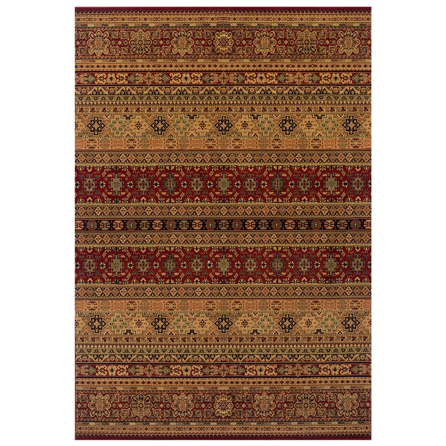 Kendra Traditional Rug - 135R Red Brown Multi