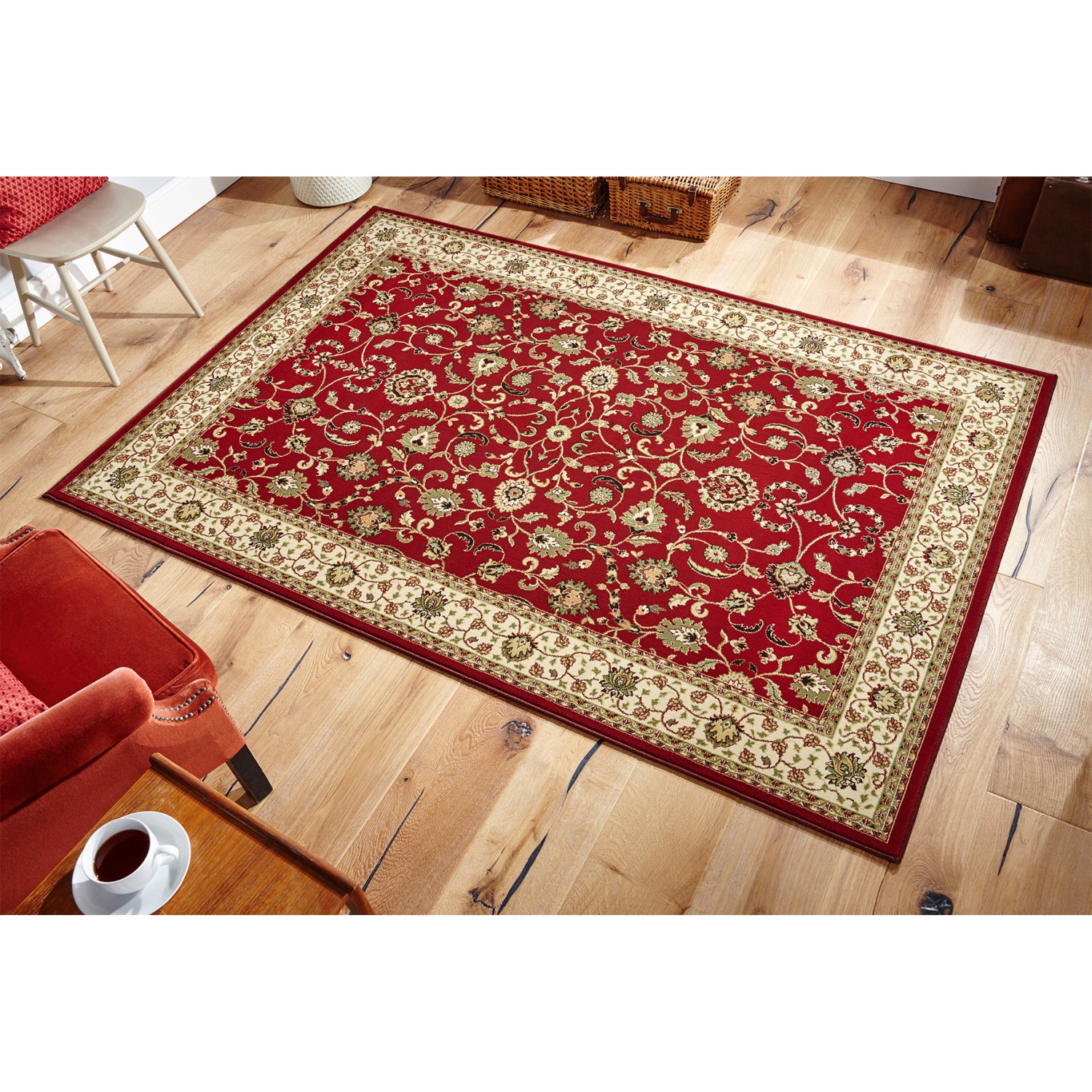 Kendra Traditional Rug - 137R Red Gold