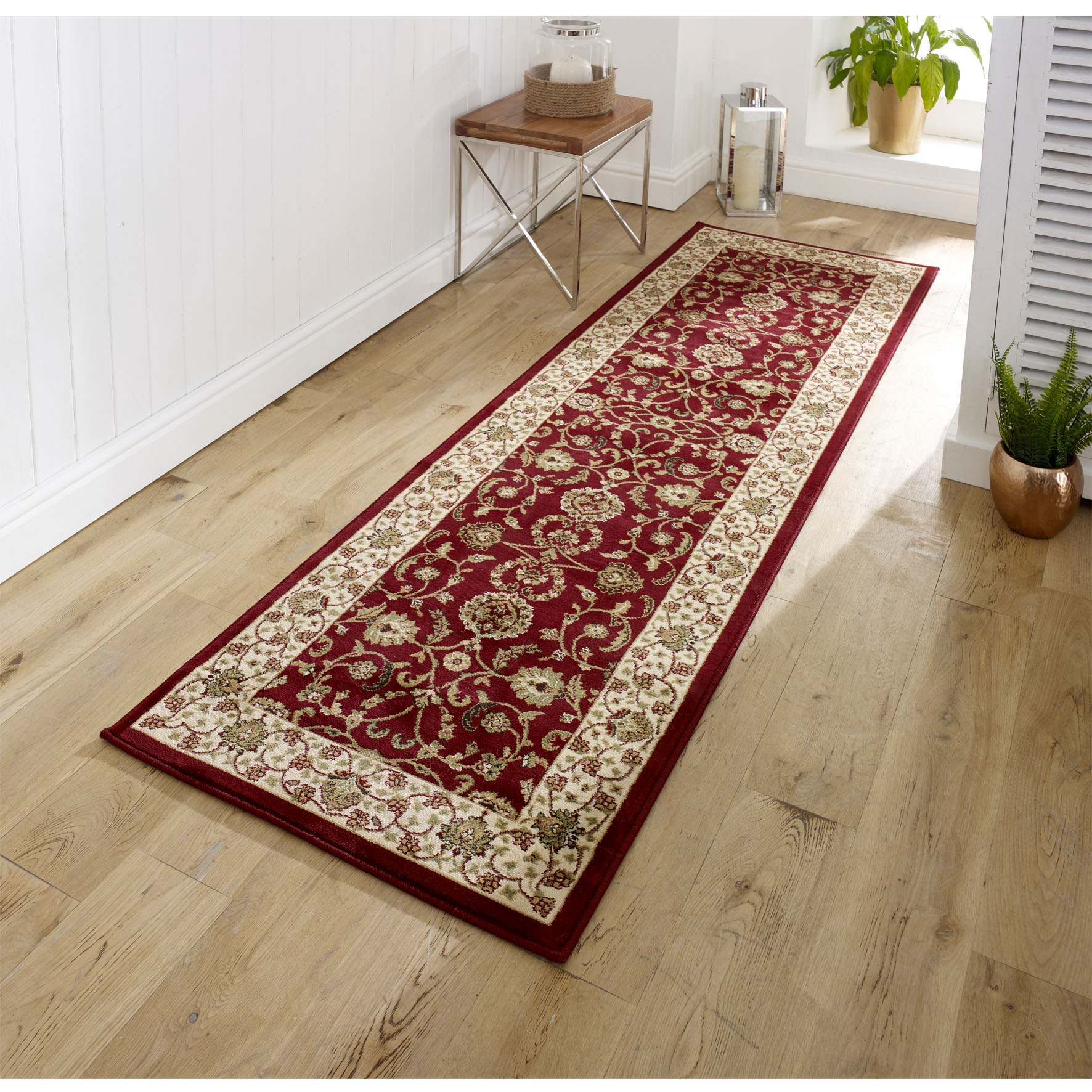 Kendra Traditional Runner - 137R Red Gold Kendra Traditional Runner - 137R Red Gold