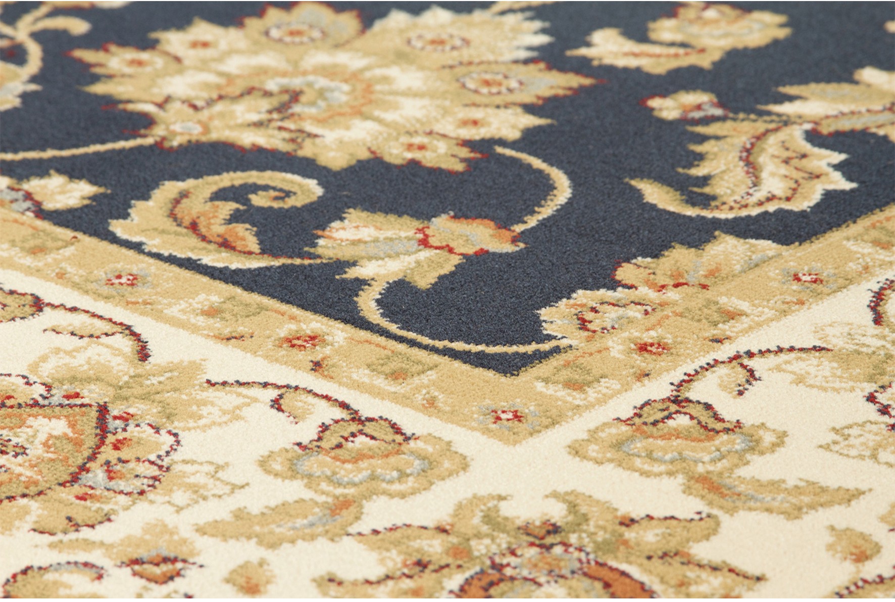 Kendra Traditional Rug - 3330B Blue Gold Kendra Traditional Rug - 3330B Blue Gold