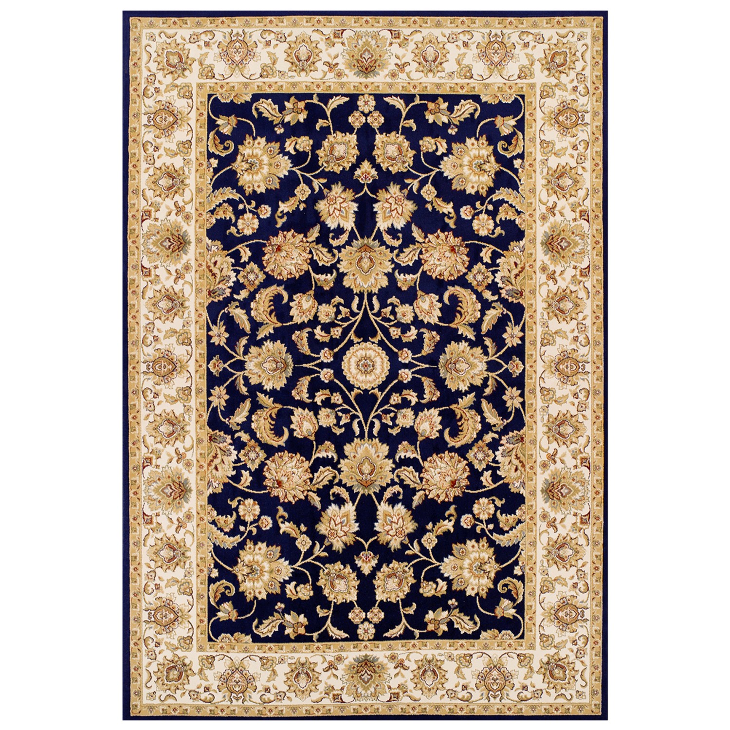 Kendra Traditional Rug - 3330B Blue Gold Kendra Traditional Rug - 3330B Blue Gold