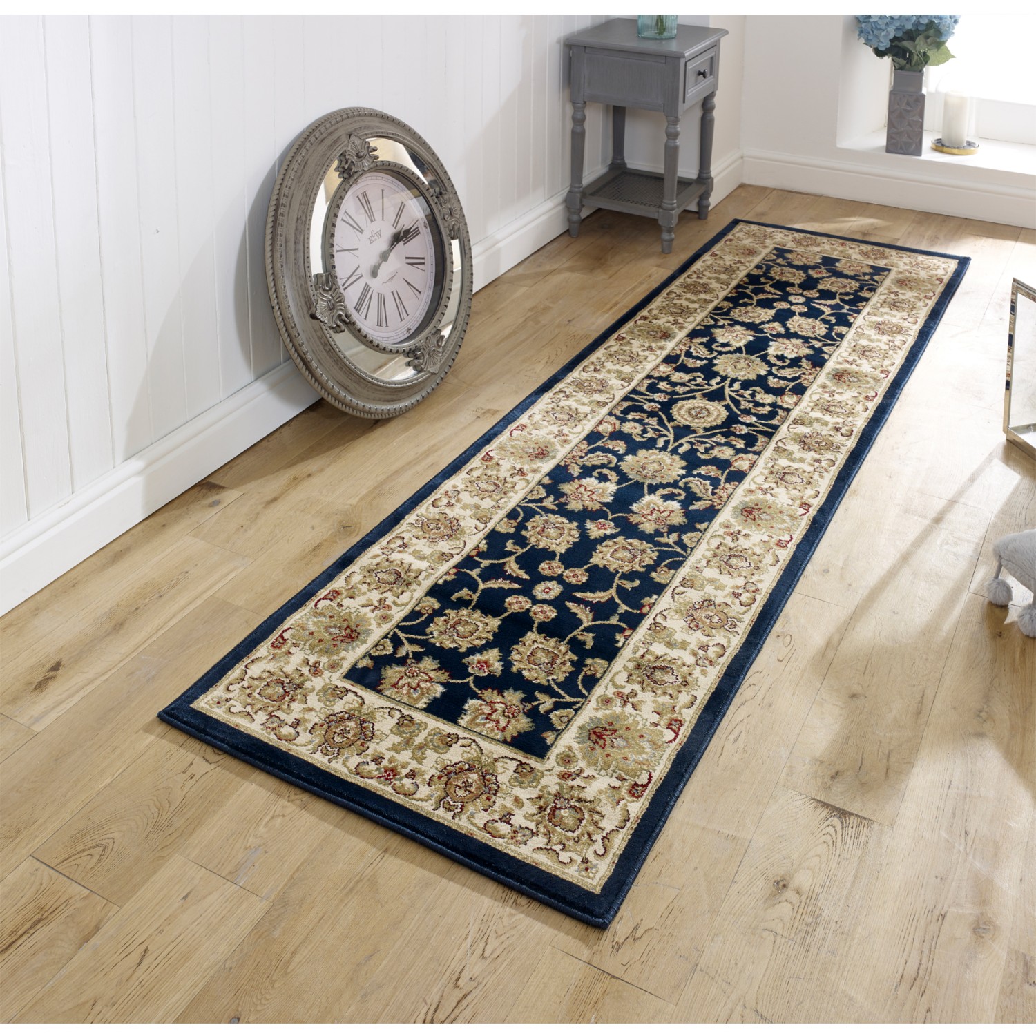 Kendra Traditional Rug - 3330B Blue Gold Kendra Traditional Rug - 3330B Blue Gold