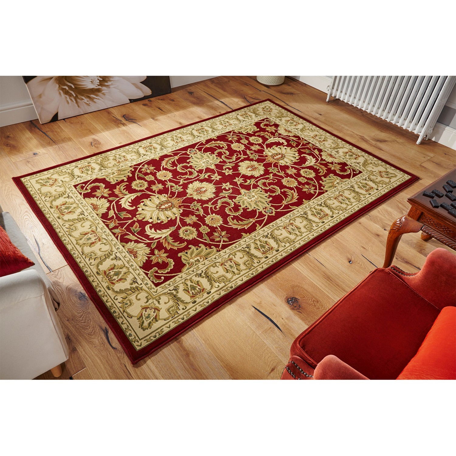 Kendra Traditional Rug - 45M Red Gold Kendra Traditional Rug - 45M Red Gold