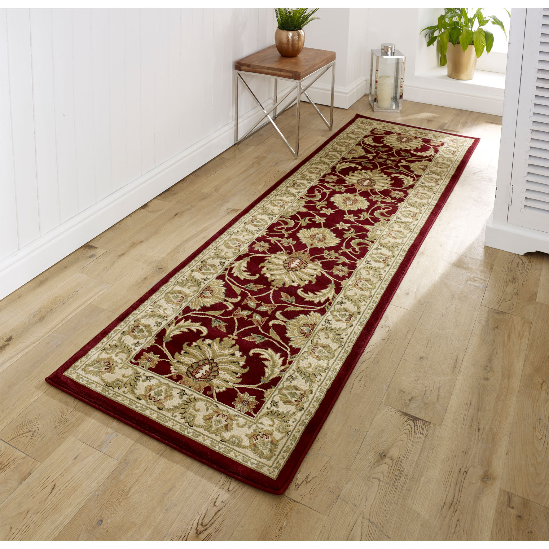 Kendra Traditional Runner - 45M Red Gold Kendra Traditional Runner - 45M Red Gold