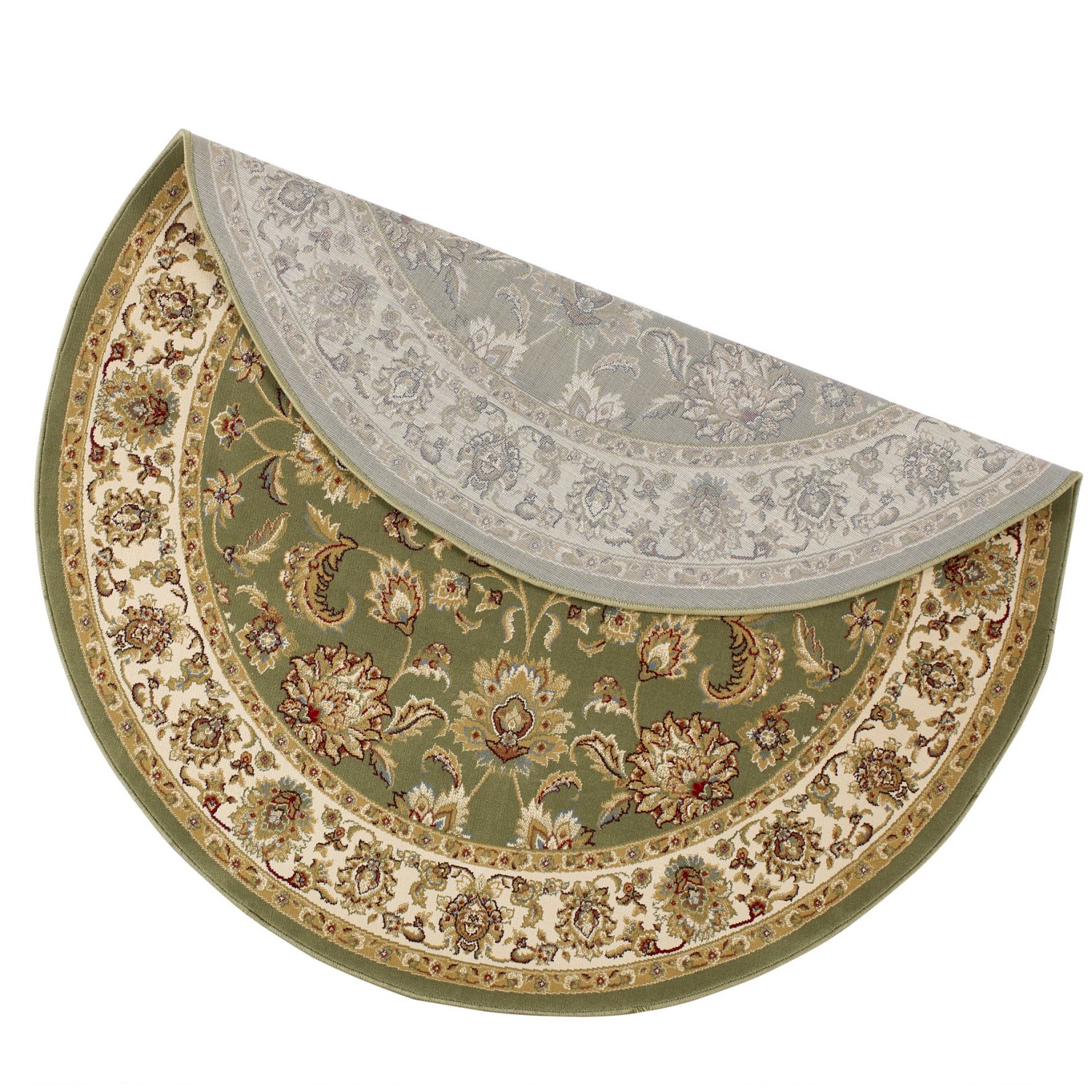 Kendra Traditional Circle Rug - 3330G Green Gold Kendra Traditional Circle Rug - 3330G Green Gold