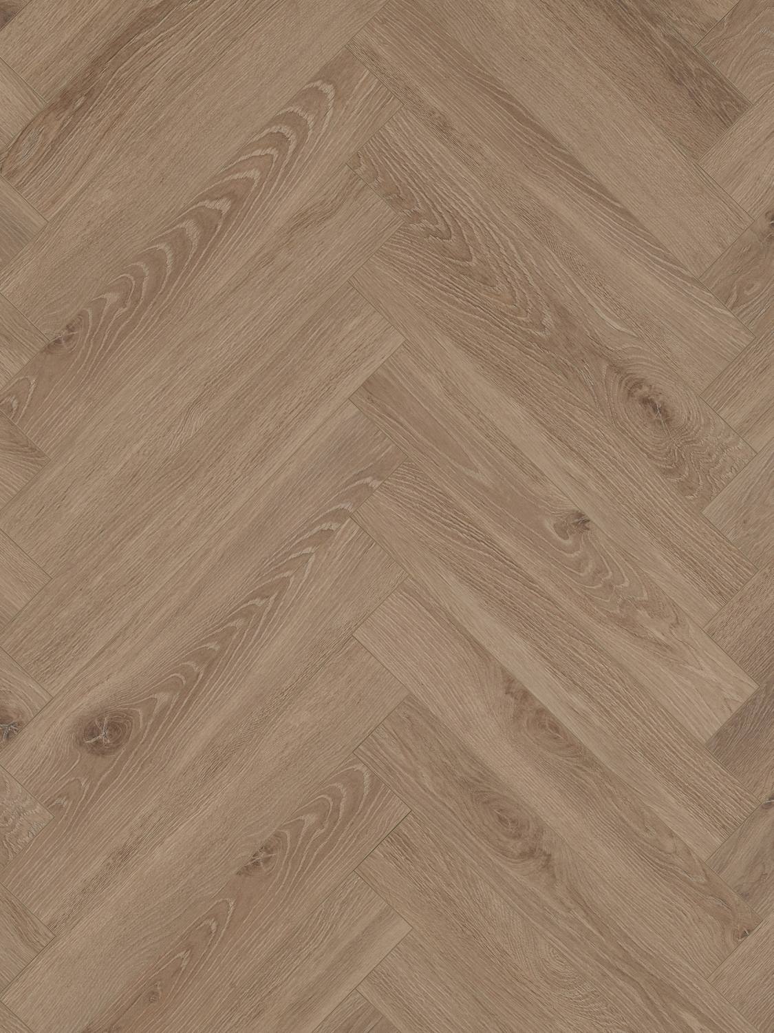 Bloom Light Brown Wood Herringbone