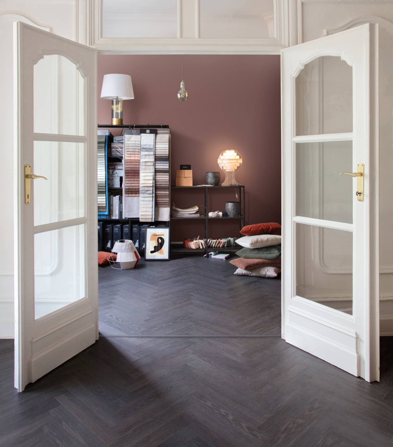 Charme Black Wood Herringbone Charme Black Wood Herringbone