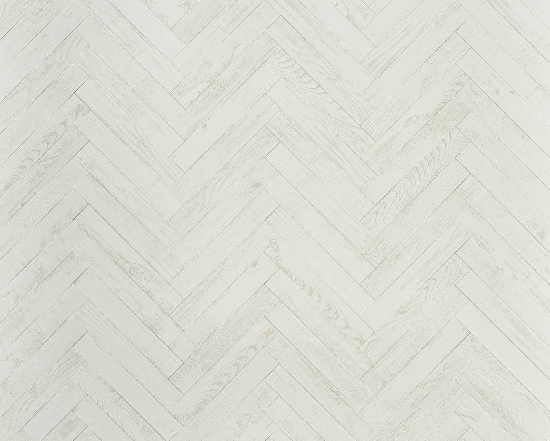 Chestnut White Wood Herringbone