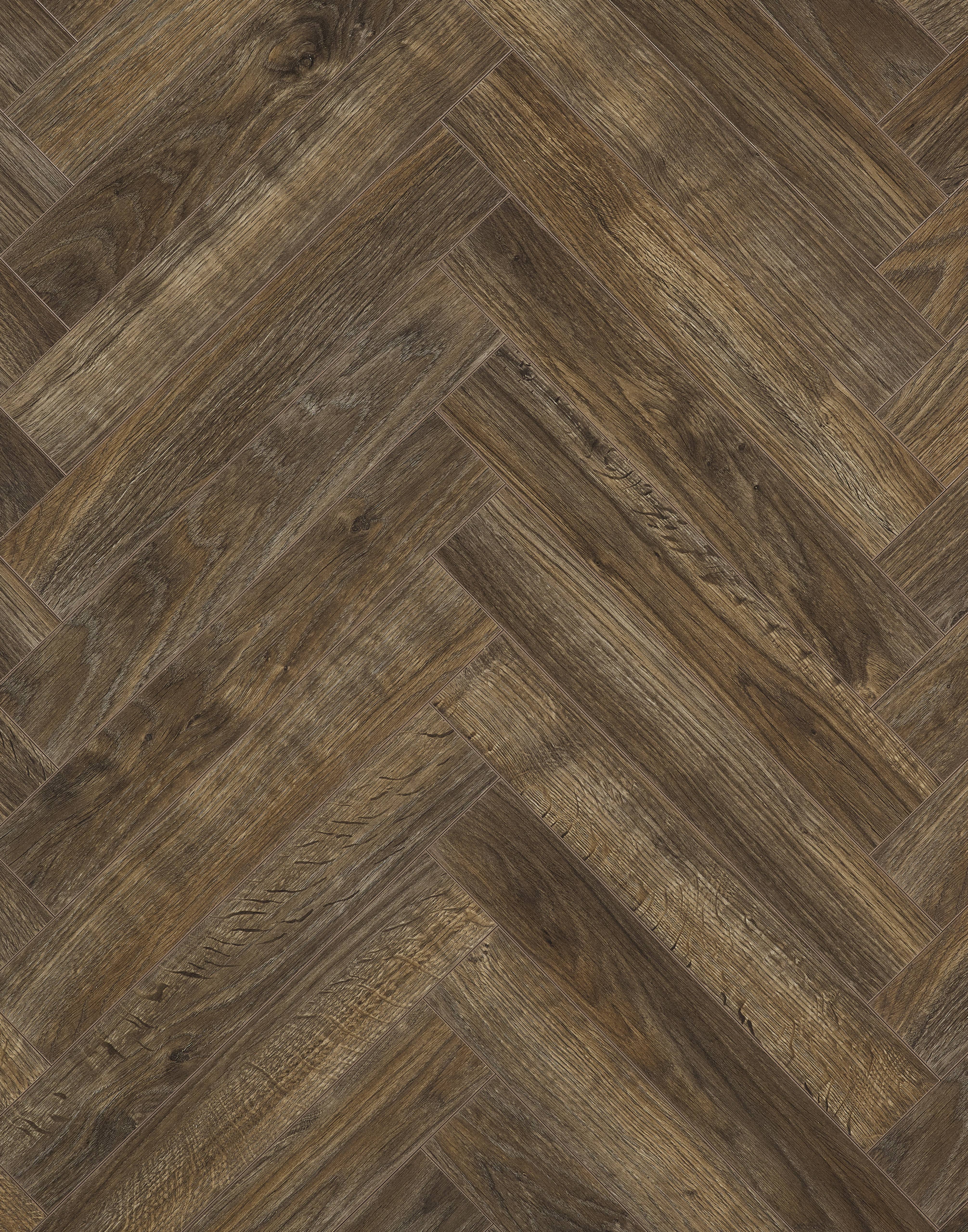 Java Brown Wood Herringbone