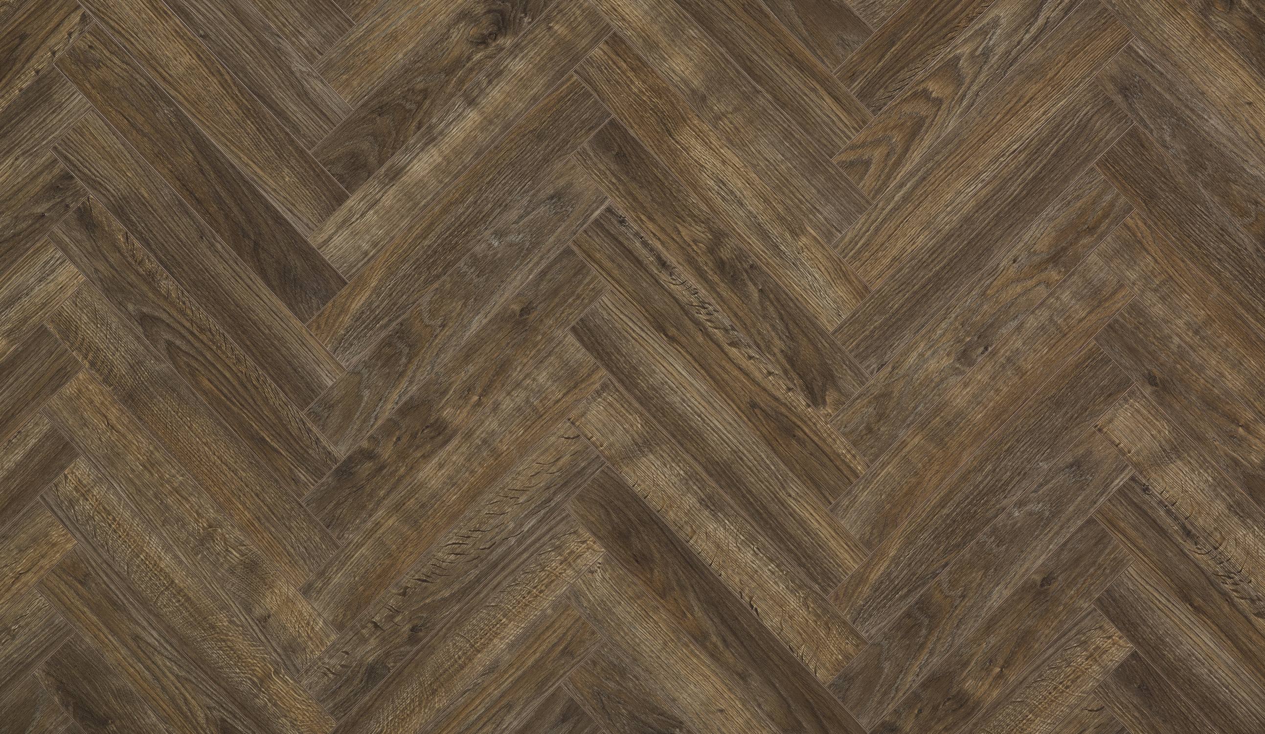 Java Brown Wood Herringbone