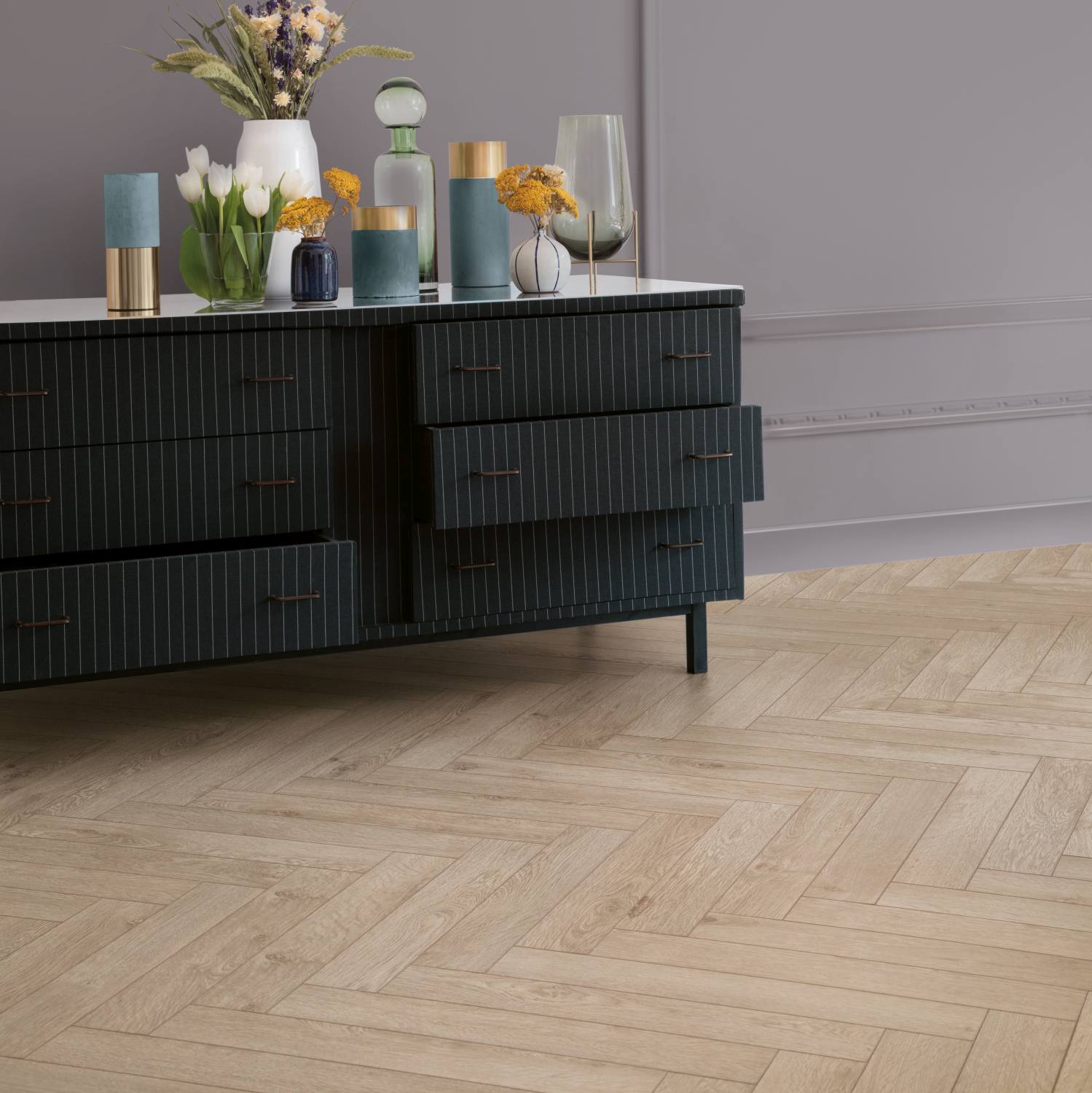 Texas Light Natural Wood Herringbone Texas Light Natural Wood Herringbone