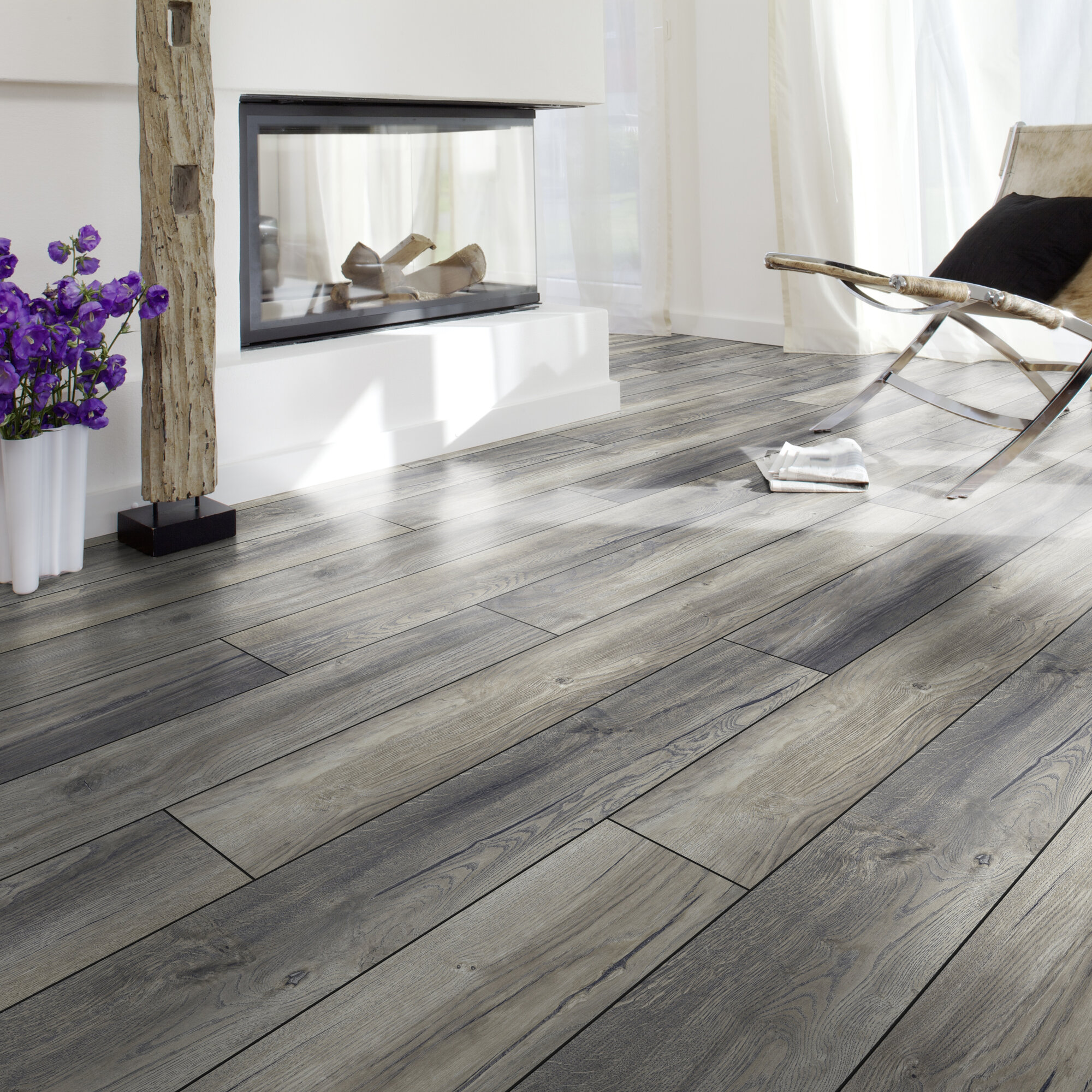 Narrow 10mm Harbour Oak Grey