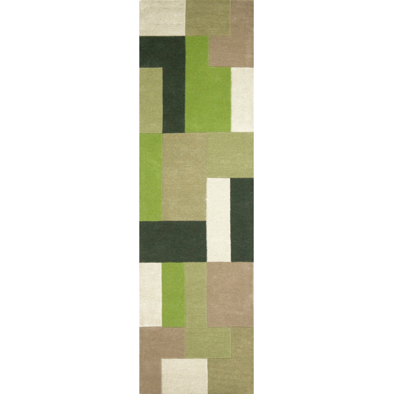 Lexus Geometric Rug - Green