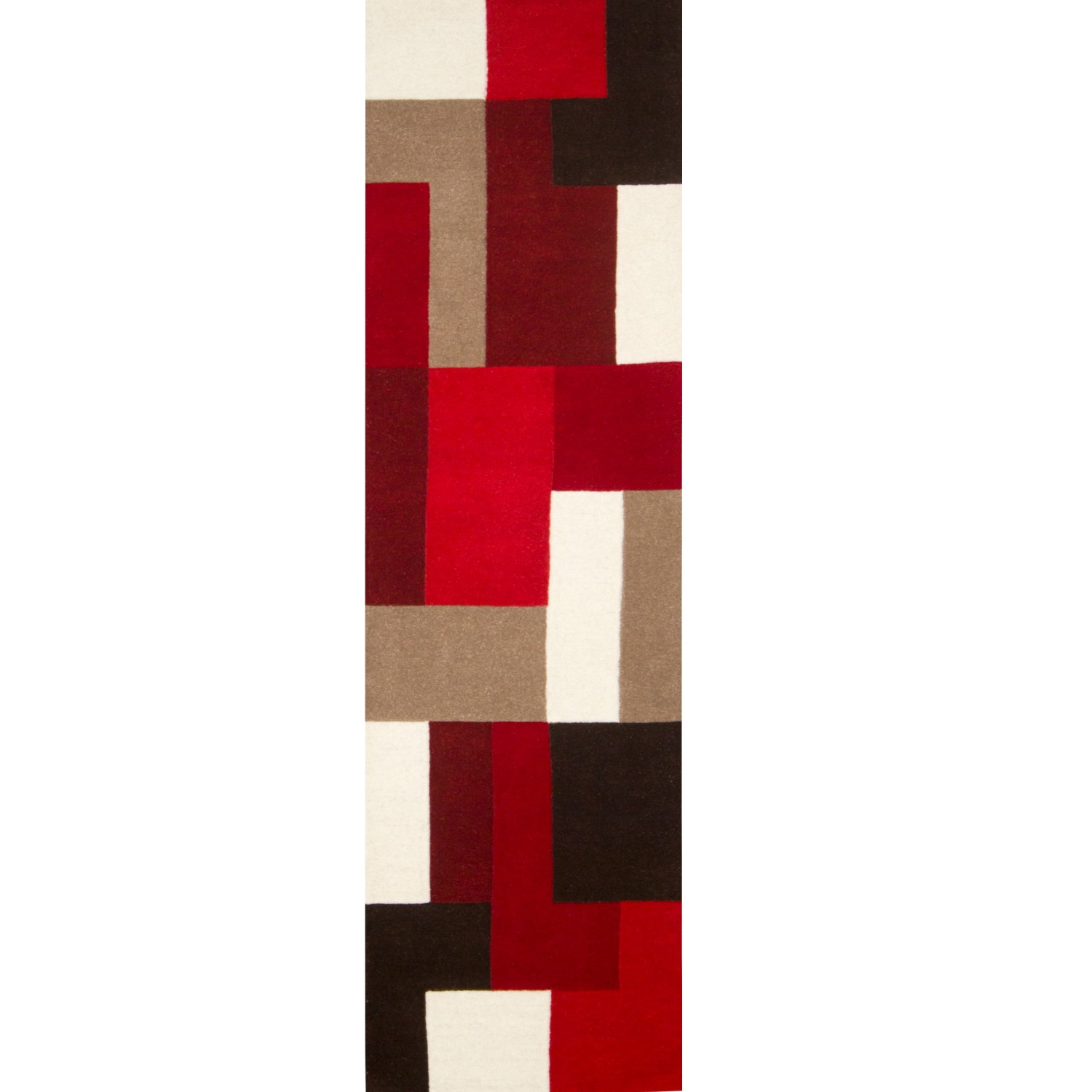 Lexus Geometric Rug - Red