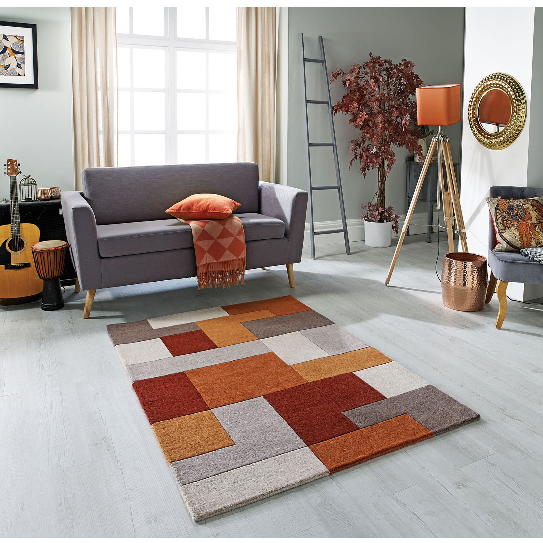 Lexus Geometric Rug - Terra Lexus Geometric Rug - Terra
