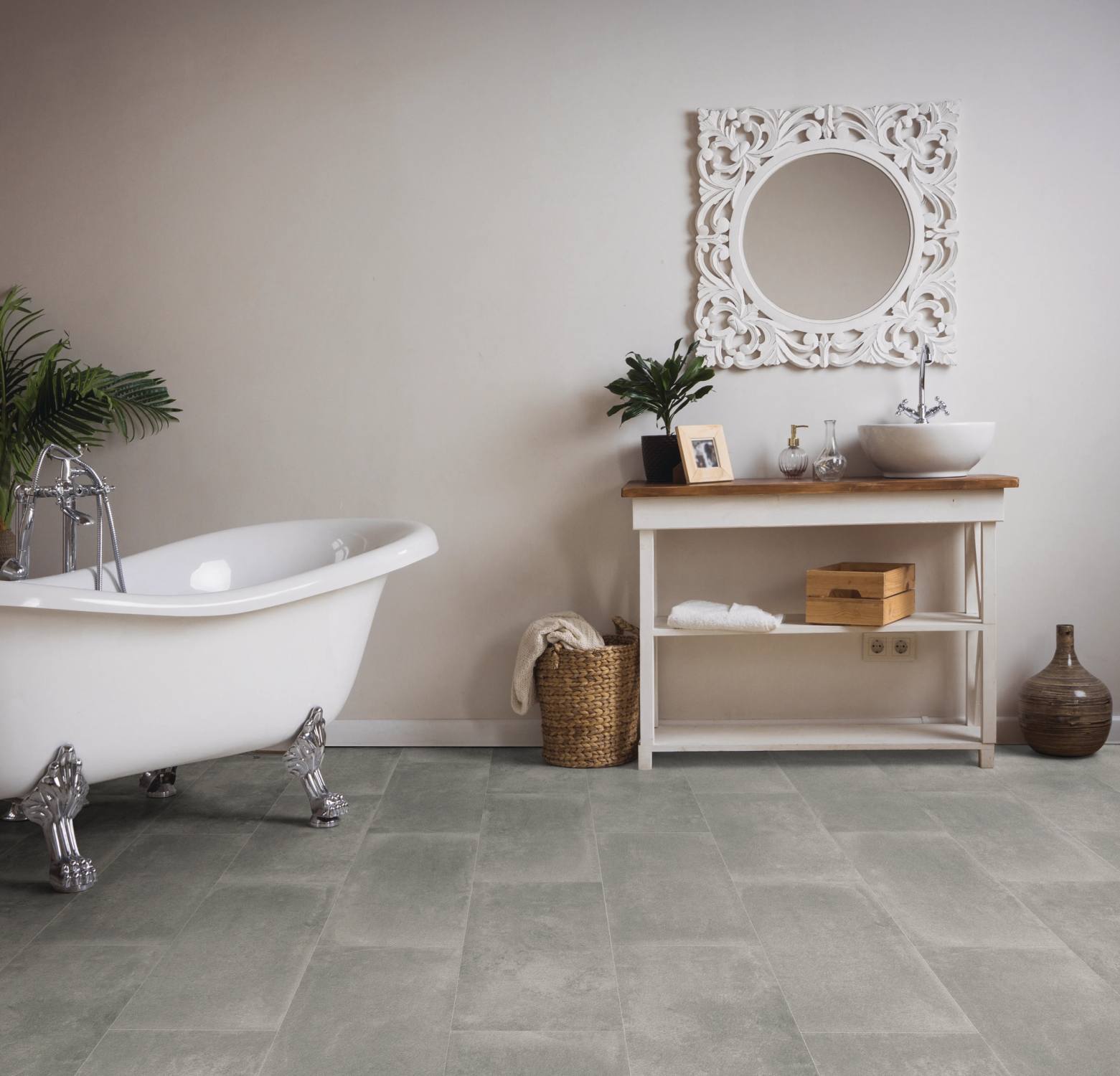 HarlemTex Tile Vinyl - Clayton Stone HarlemTex Tile Vinyl - Clayton Stone