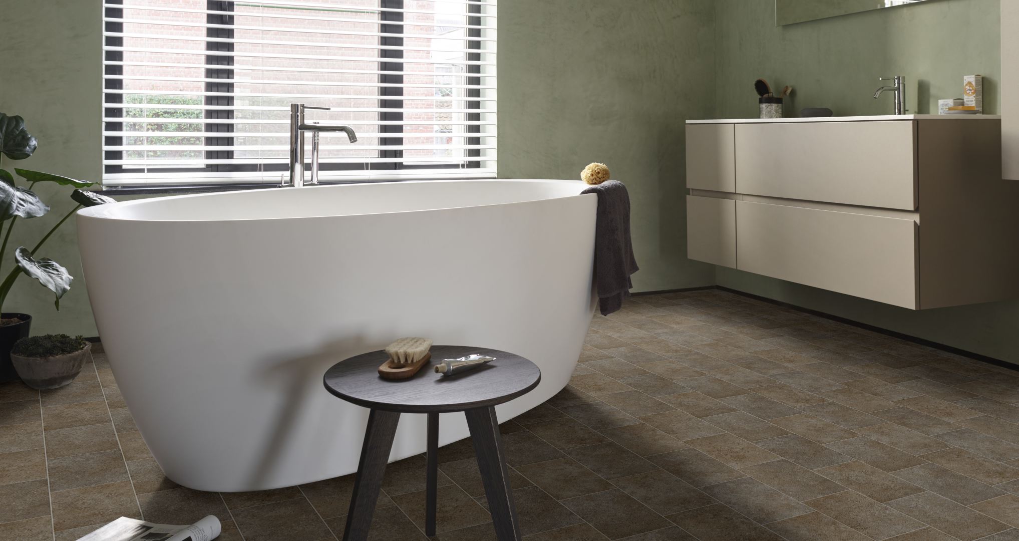 Miami Tile Vinyl - Everglades Miami Tile Vinyl - Everglades