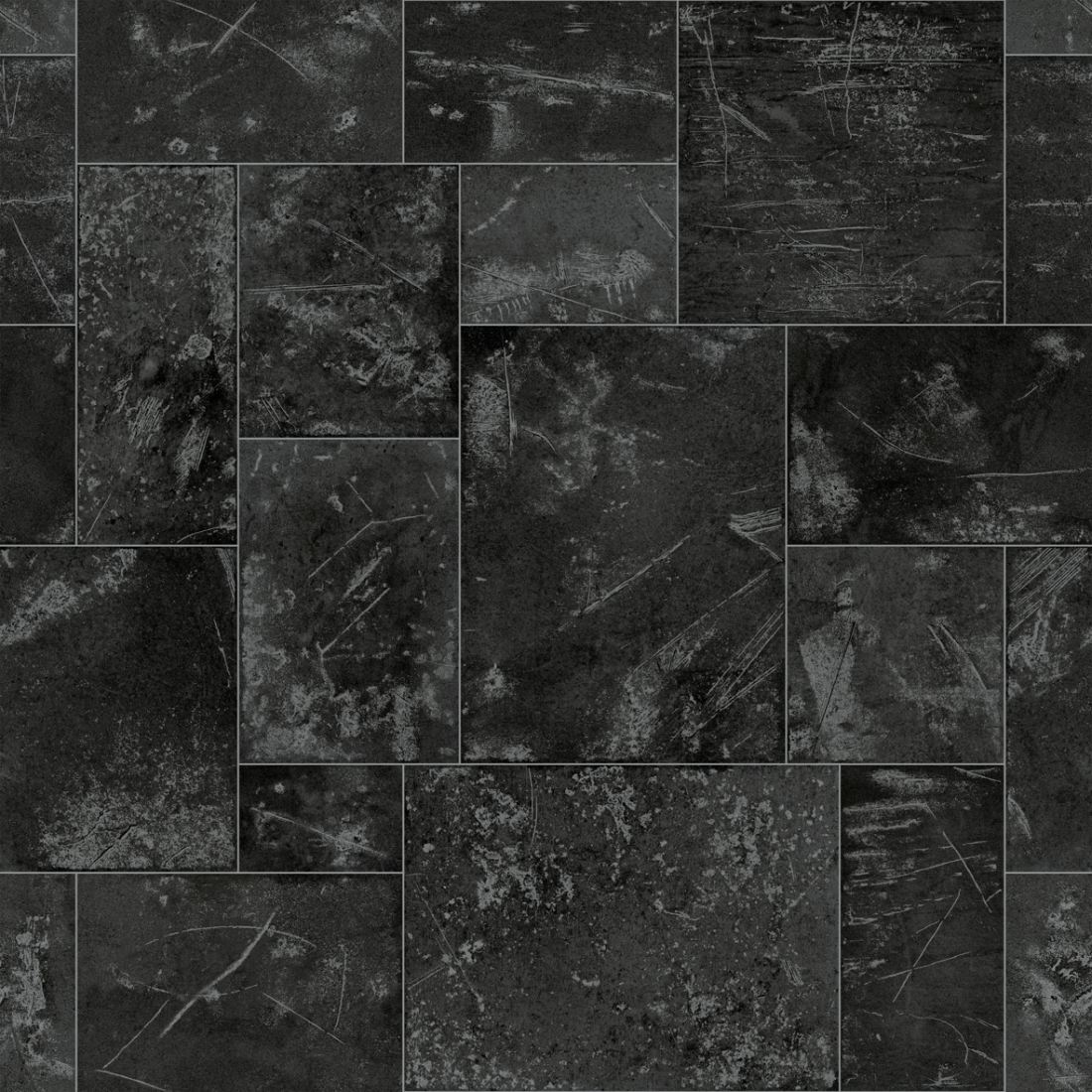 New York Queens Tile Vinyl - Boston Steel New York Queens Tile Vinyl - Boston Steel