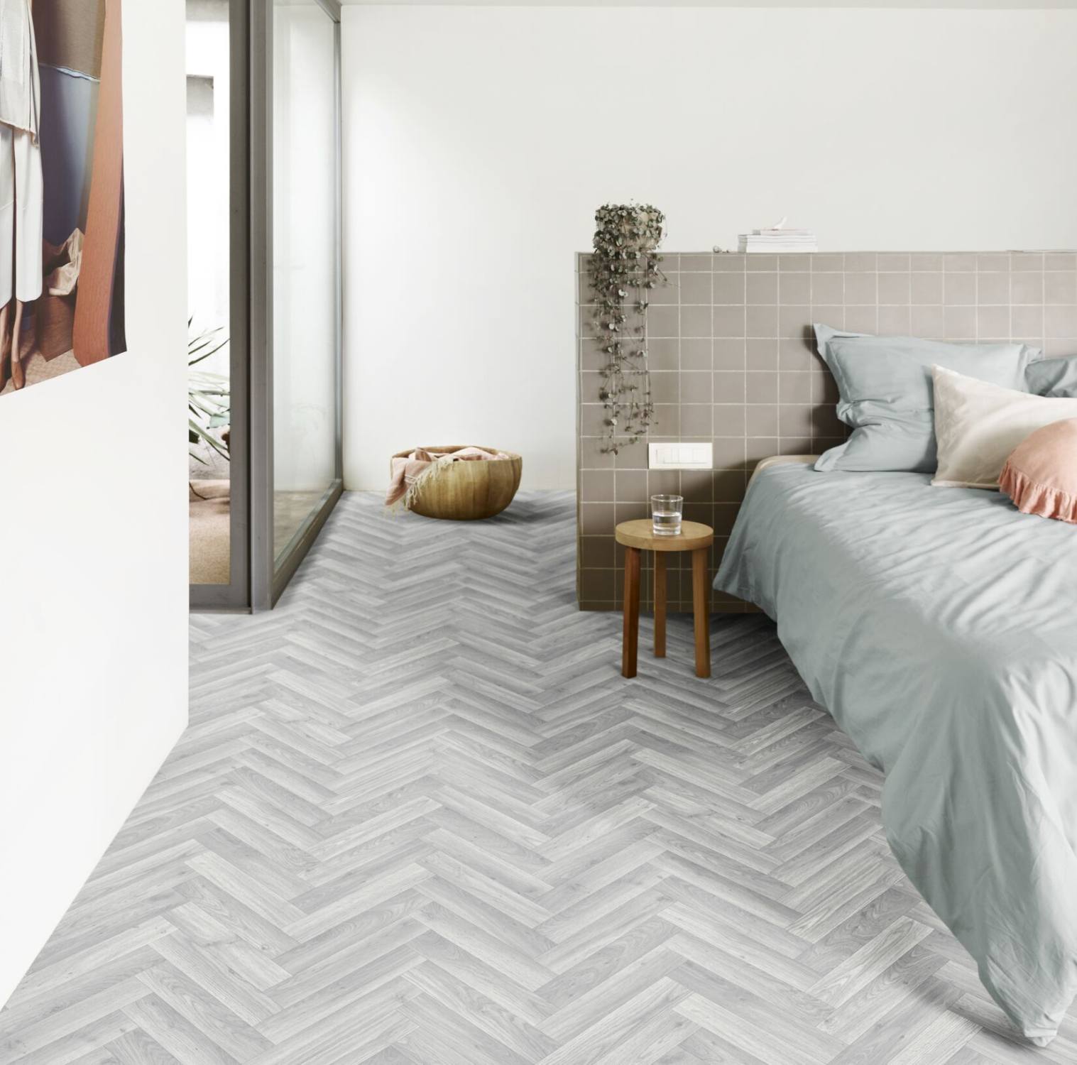 Retro Vinyl - Dawn Herringbone