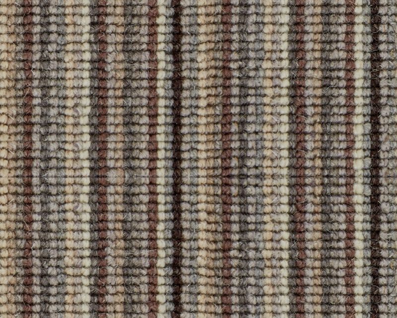 Mississippi Wool Loop Stripes Carpet - WS254 Parchment