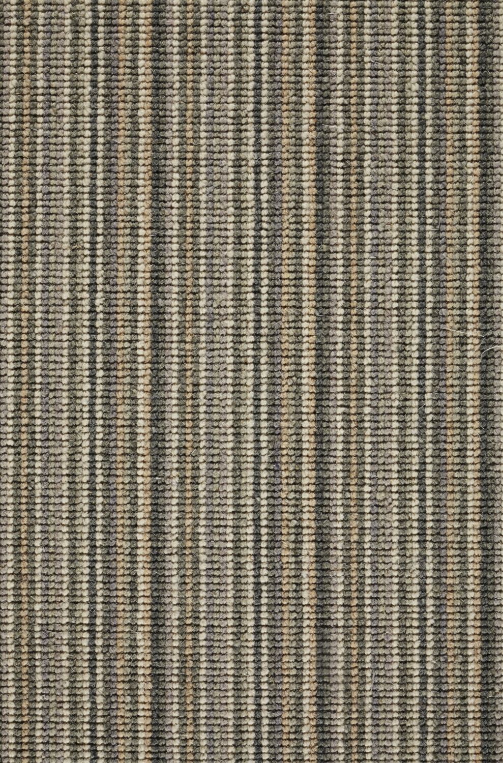 Mississippi Wool Loop Stripes Carpet - WS118 Jade Cream