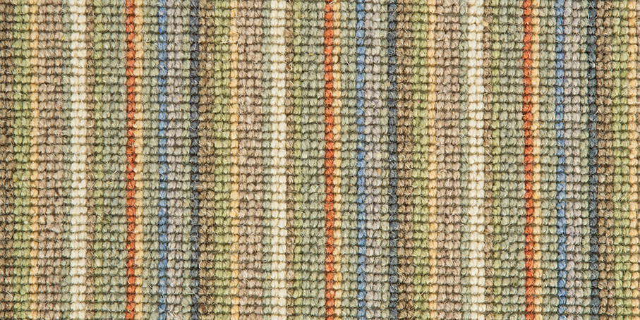 Mississippi Wool Loop Stripes Carpet - Multi 101
