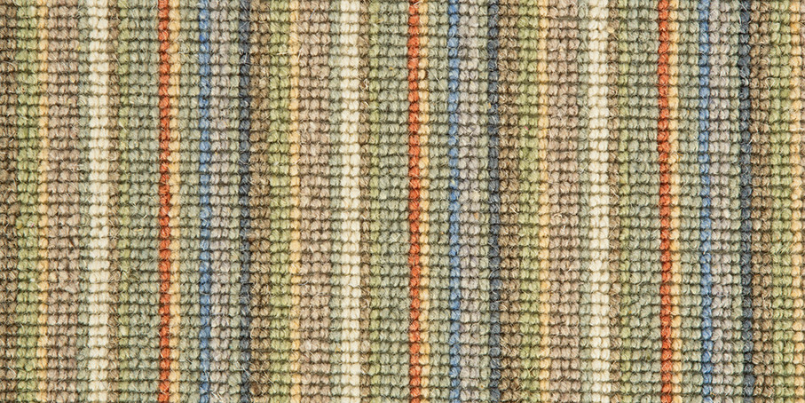 Mississippi Wool Loop Stripes Carpet - Multi 101 Mississippi Wool Loop Stripes Carpet - Multi 101