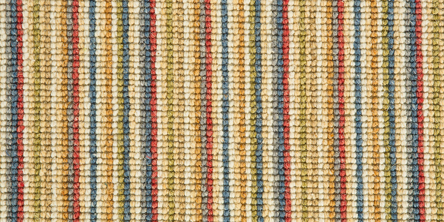 Mississippi Wool Loop Stripes Carpet - WS113 Pastels
