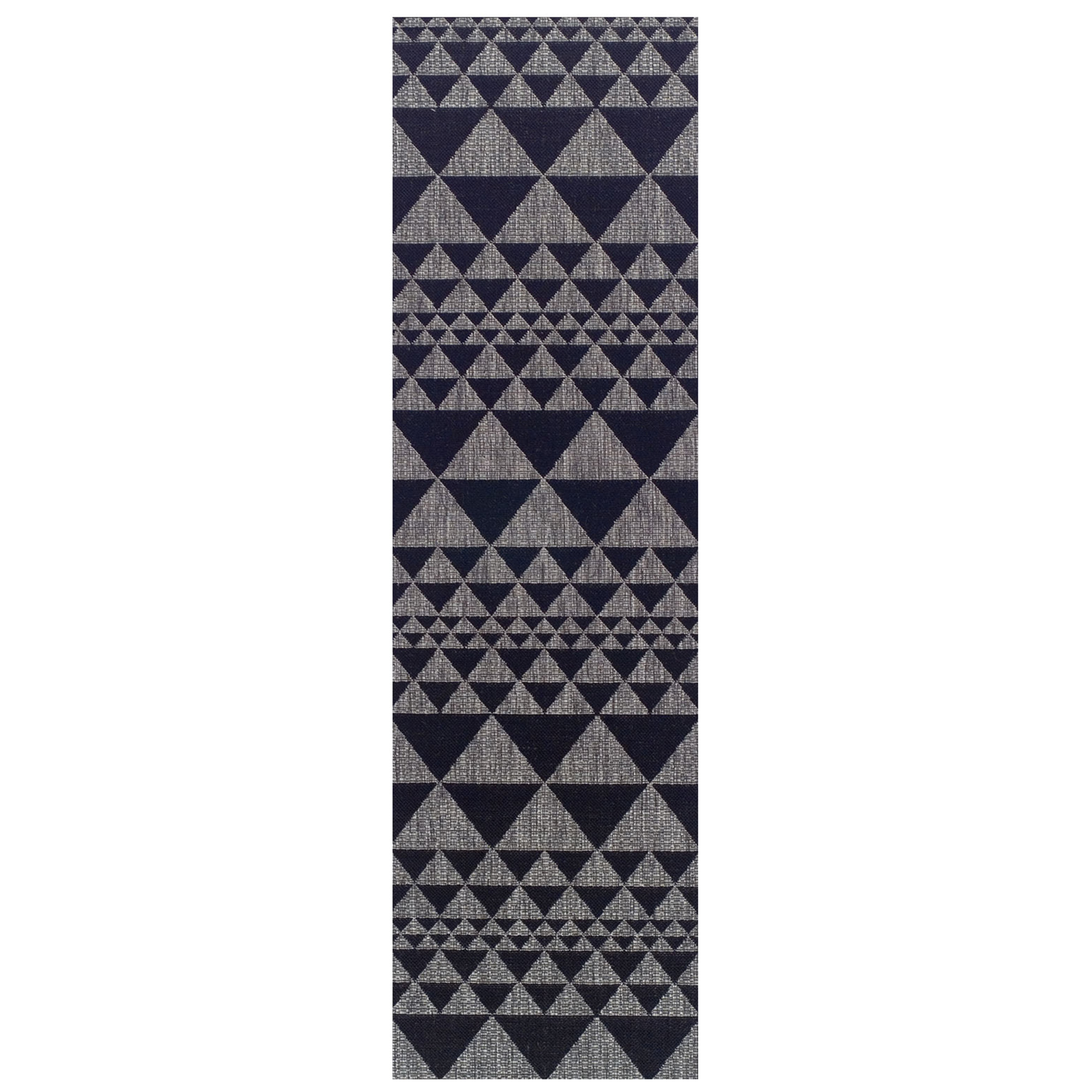 Moda Anti Slip Flatweave Runner - Prism Black