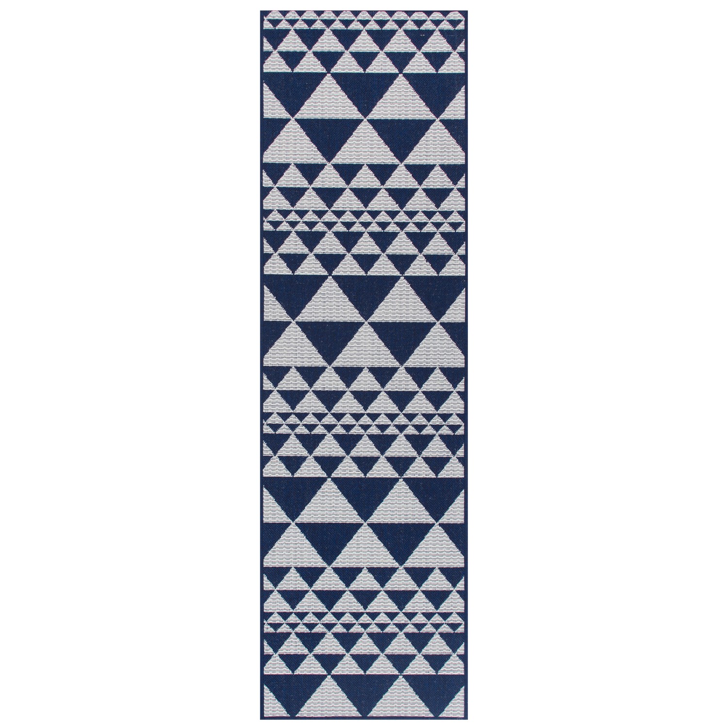 Moda Anti Slip Flatweave Rug - Prism Blue