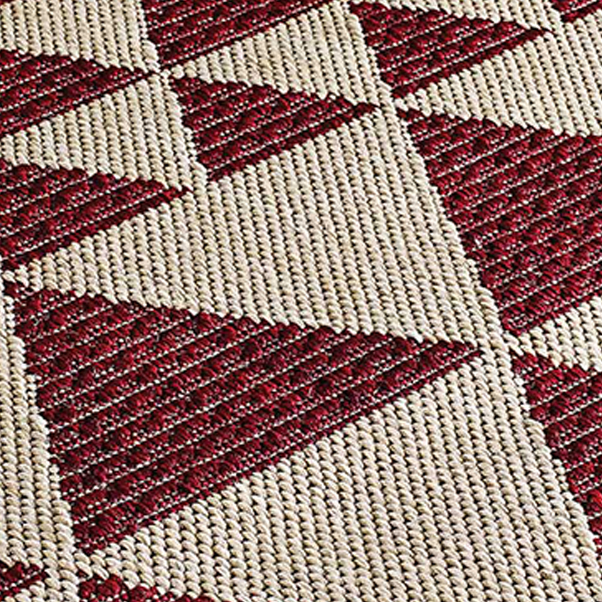 Moda Anti Slip Flatweave Rug - Prism Red