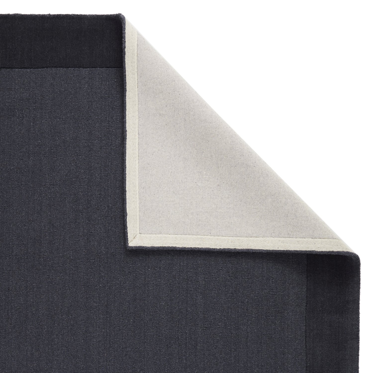 Colours Bordered Wool Rug - Charcoal Colours Bordered Wool Rug - Charcoal