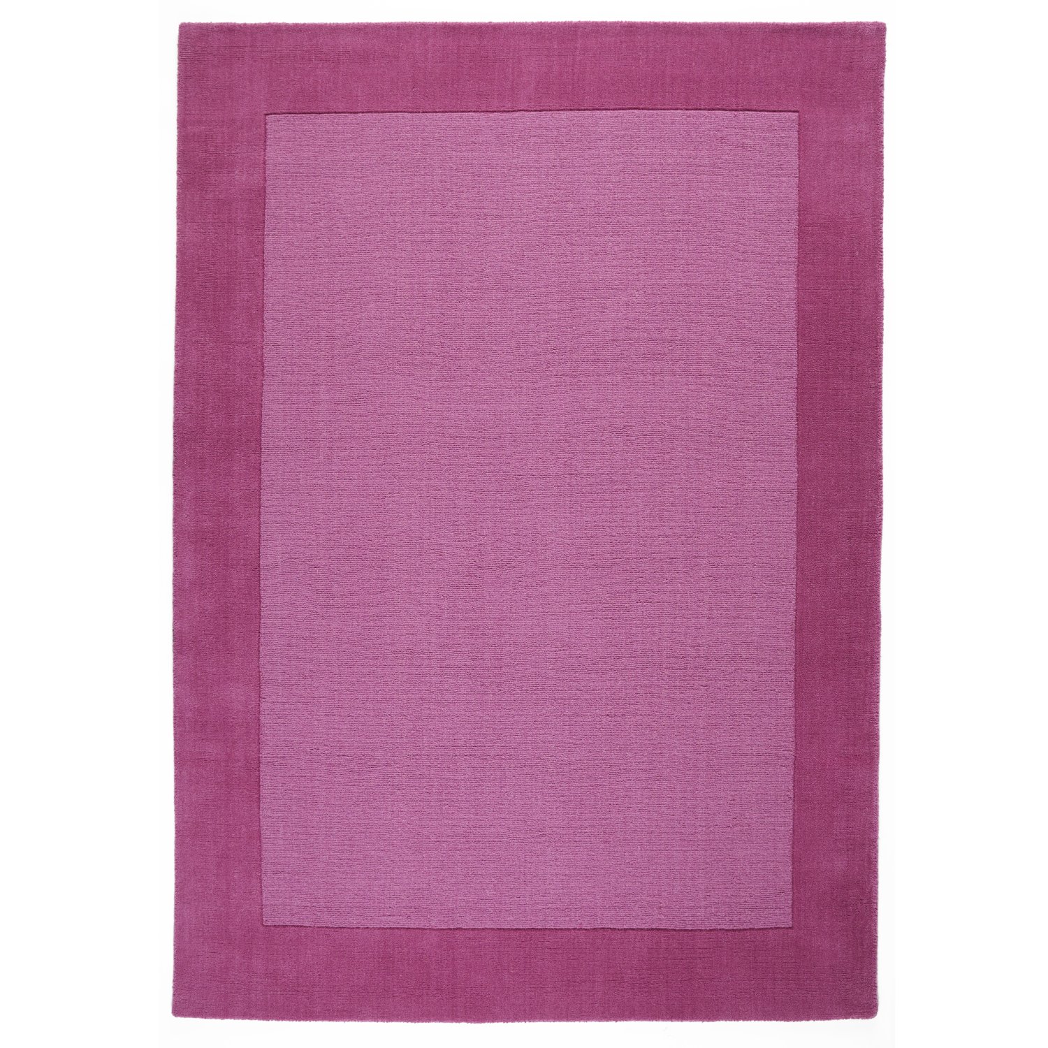 Colours Bordered Wool Rug - Pink Colours Bordered Wool Rug - Pink