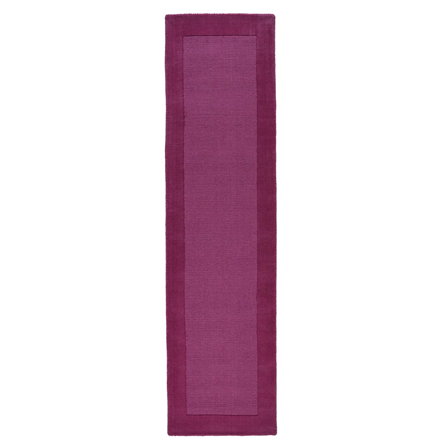 Colours Bordered Wool Runner - Pink