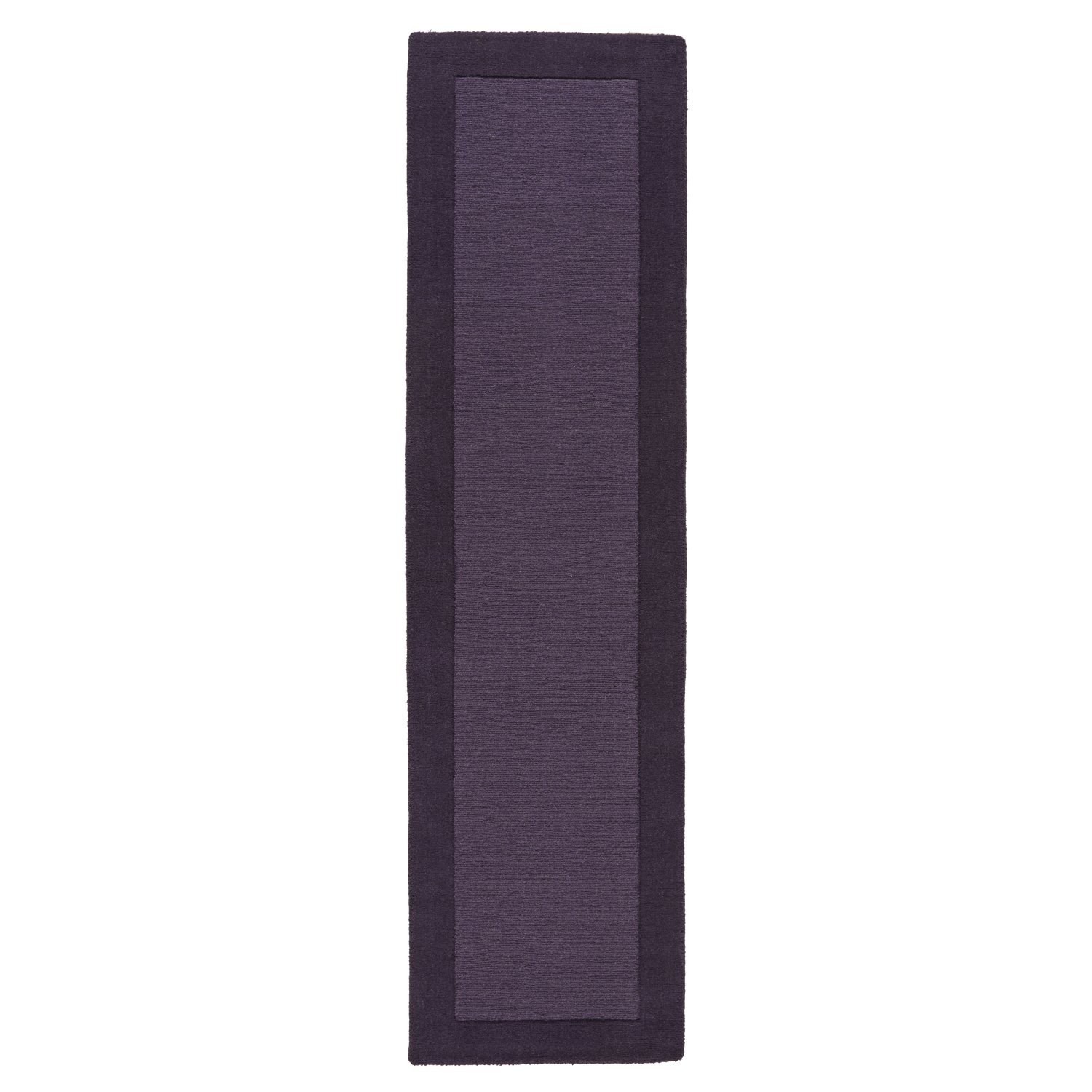 Colours Bordered Wool Runner - Purple