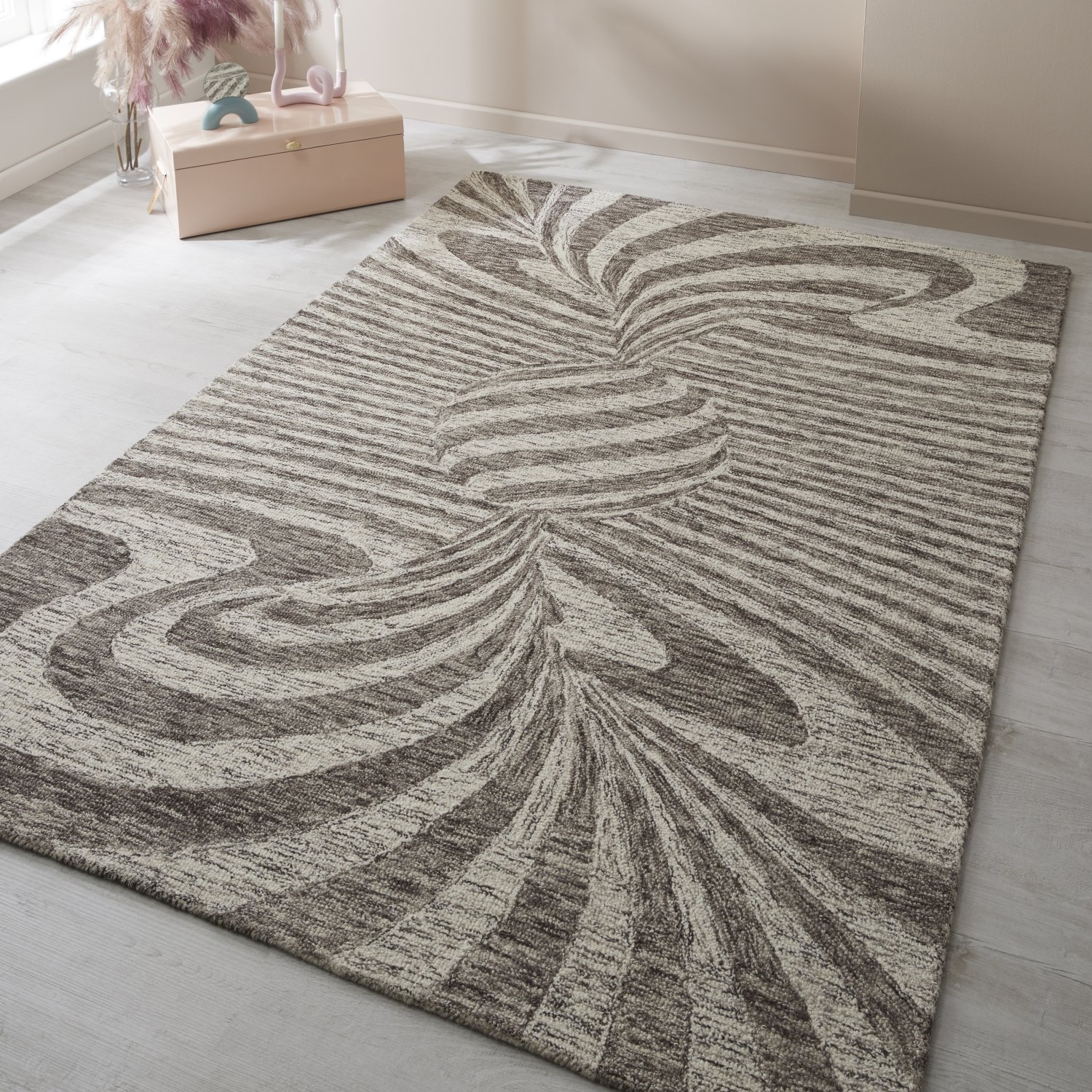 Elements Modern Wool Rug - Cycle