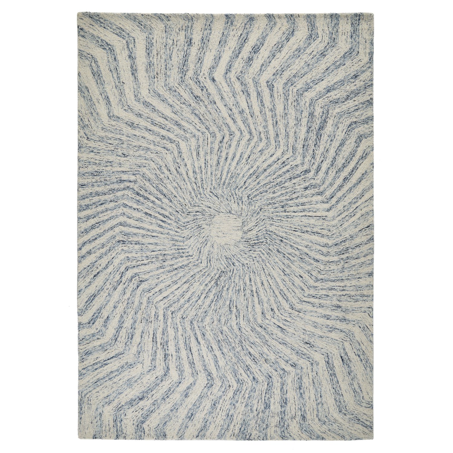 Elements Modern Wool Rug - Spiral