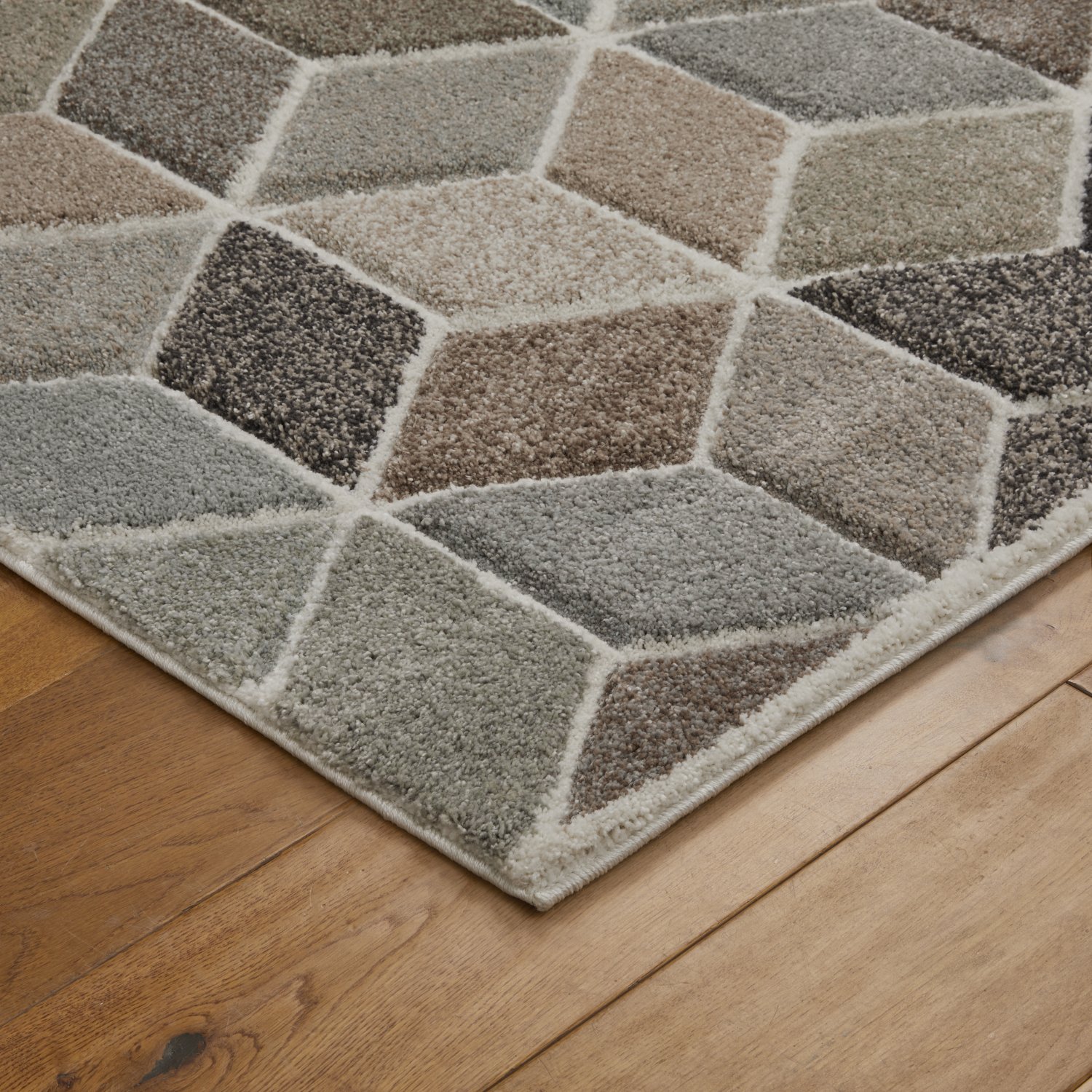 Gio Geometric Rug - 22001J Grey