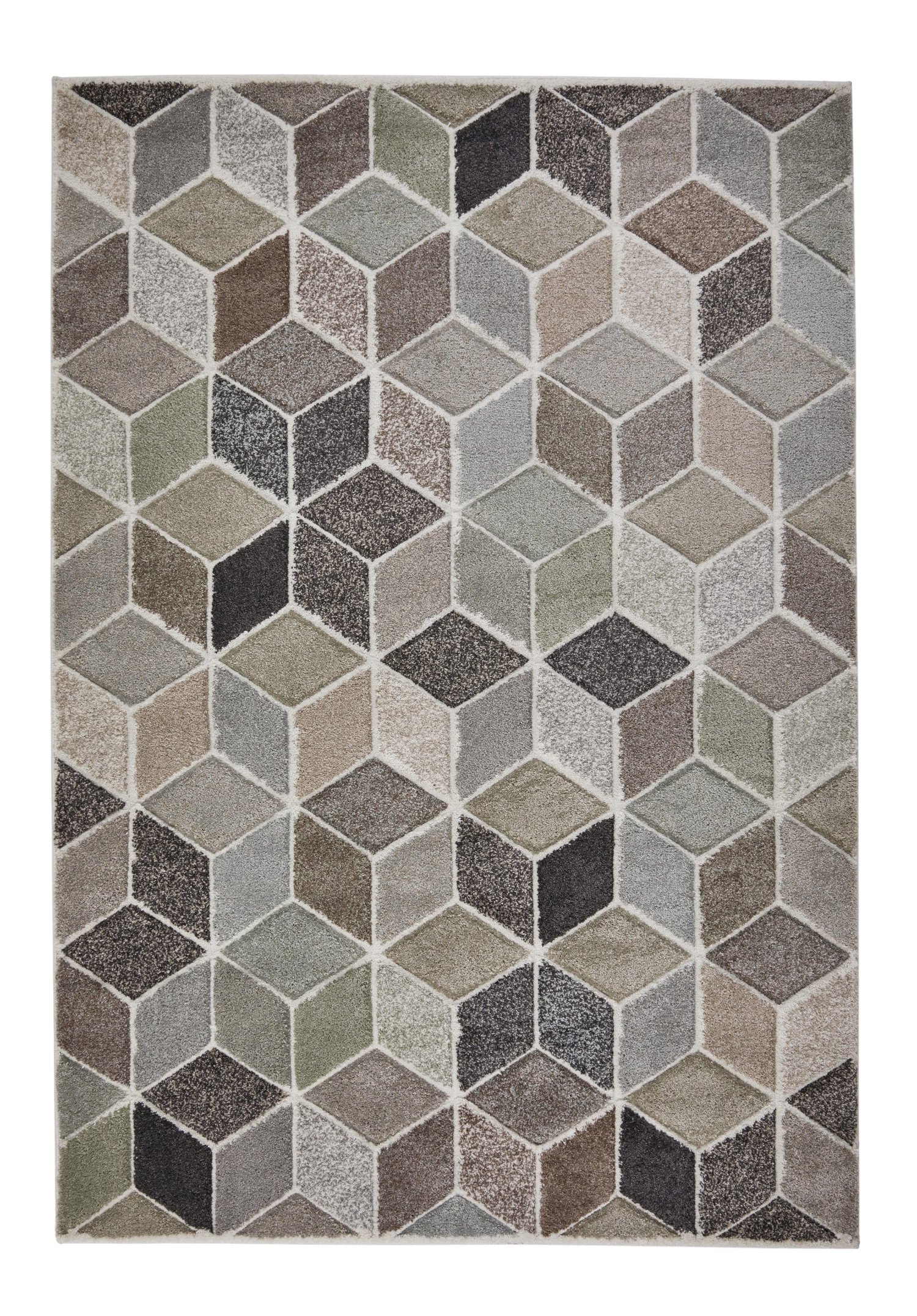 Gio Geometric Rug - 22001J Grey