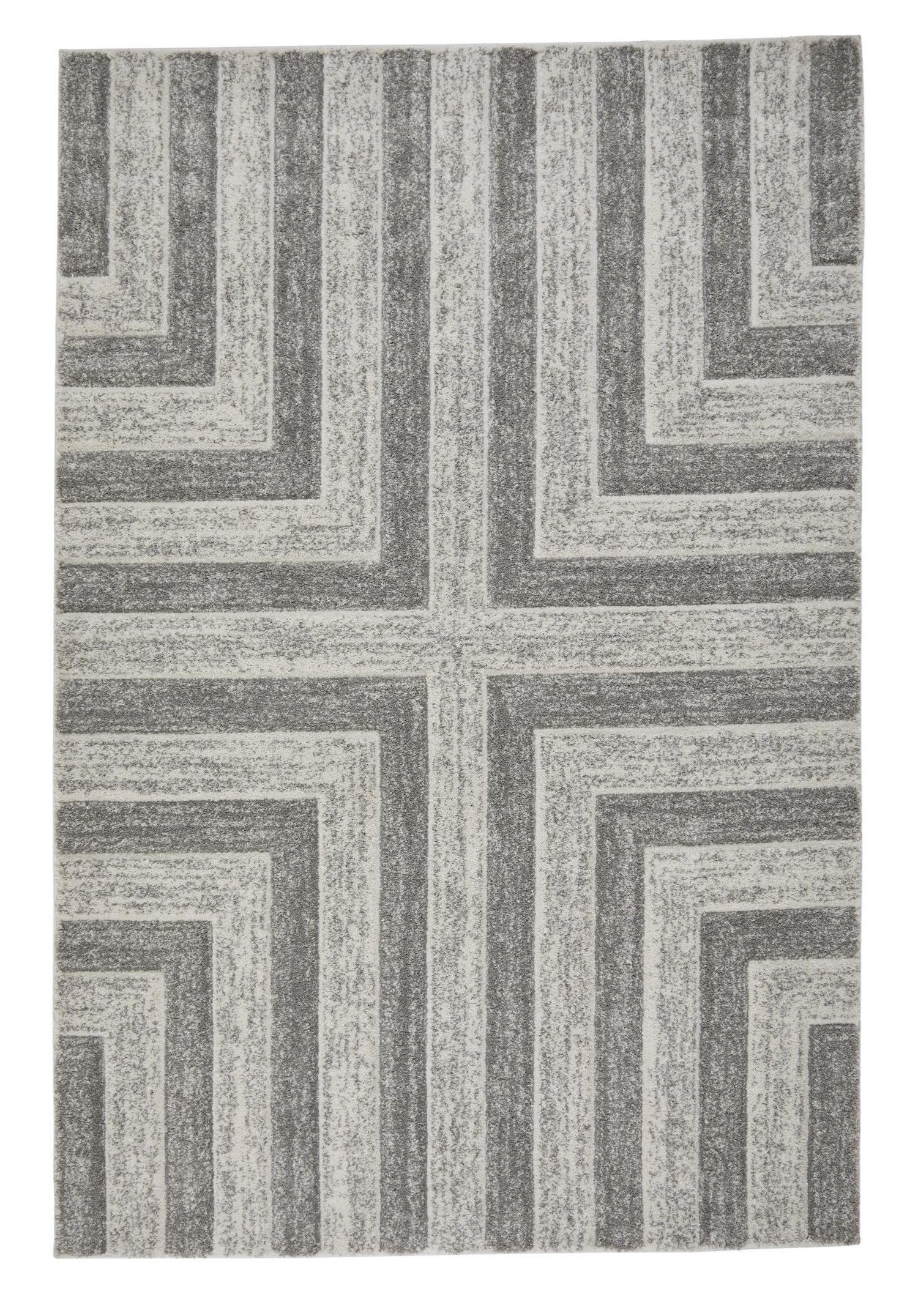 Gio Geometric Rug - 8022W Grey Gio Geometric Rug - 8022W Grey