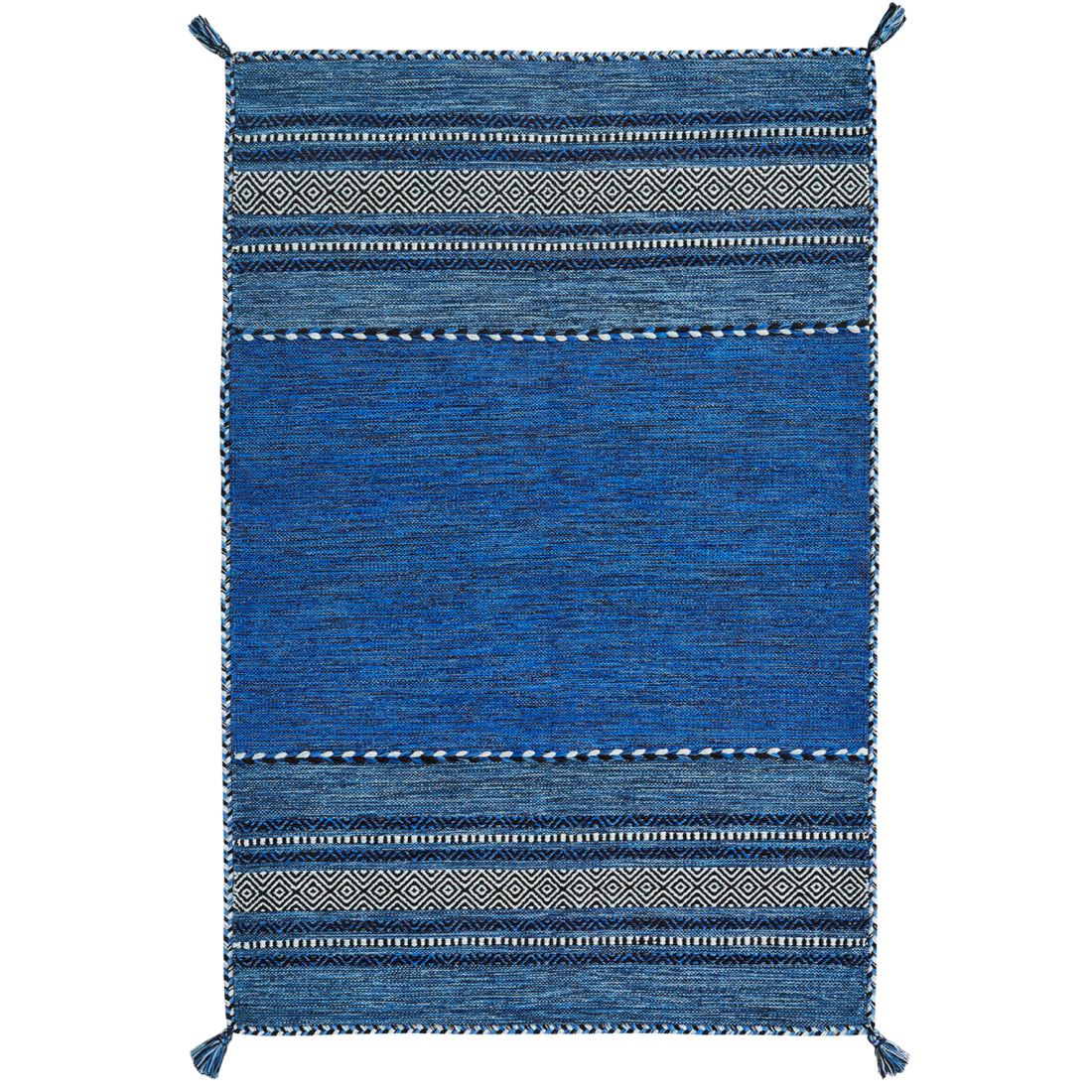 Kelim Ethnic Rug - Blue