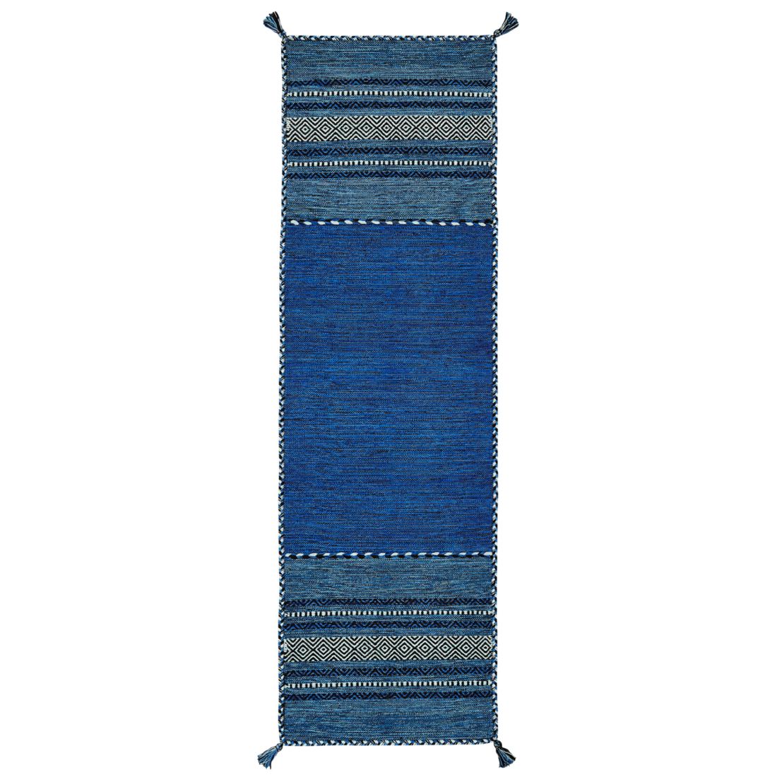 Kelim Ethnic Rug - Blue Kelim Ethnic Rug - Blue