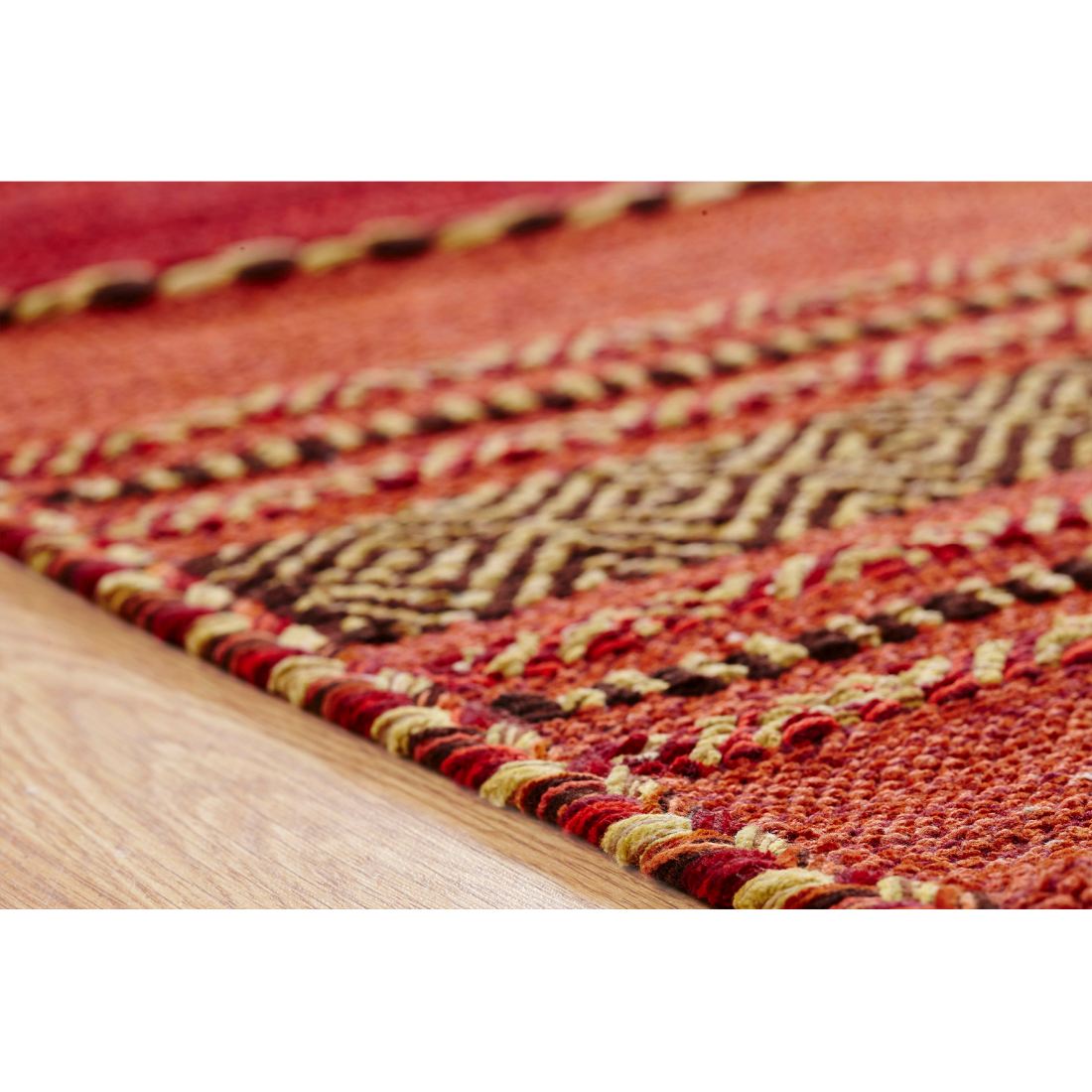 Kelim Ethnic Runner - Red