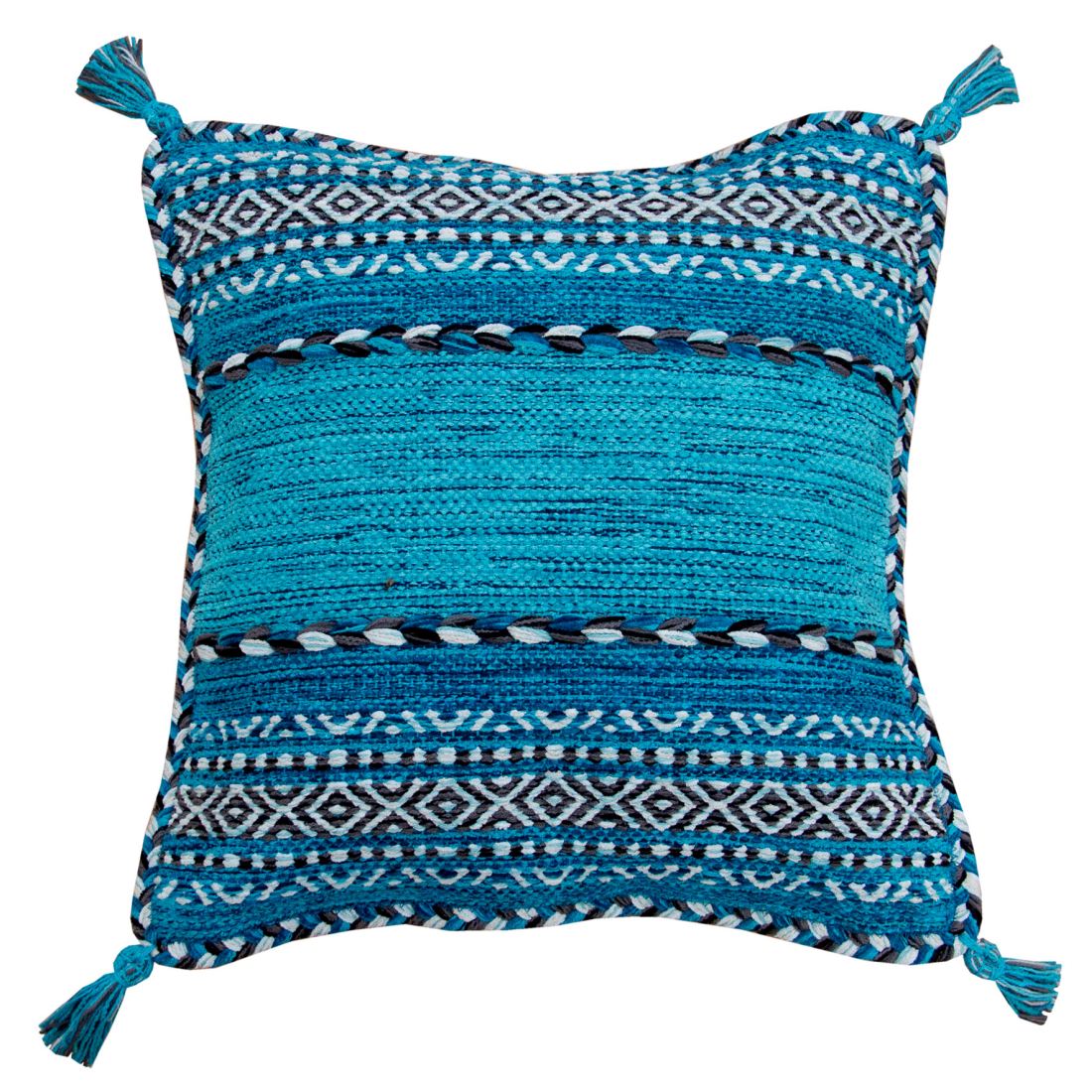 Kelim Ethnic Rug - Teal Kelim Ethnic Rug - Teal